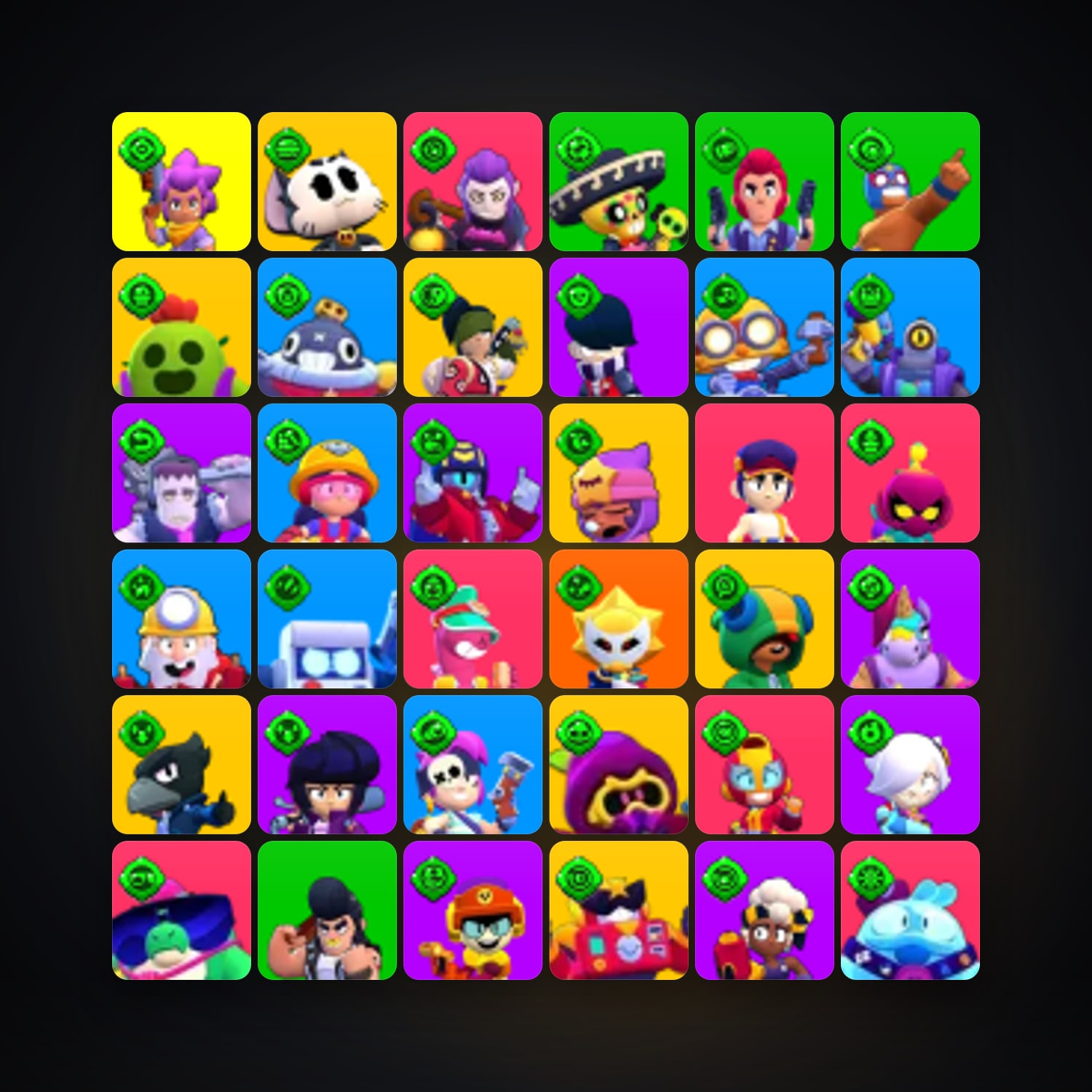 101 Brawlers | 34.7K Trophies — HabibiAccounts