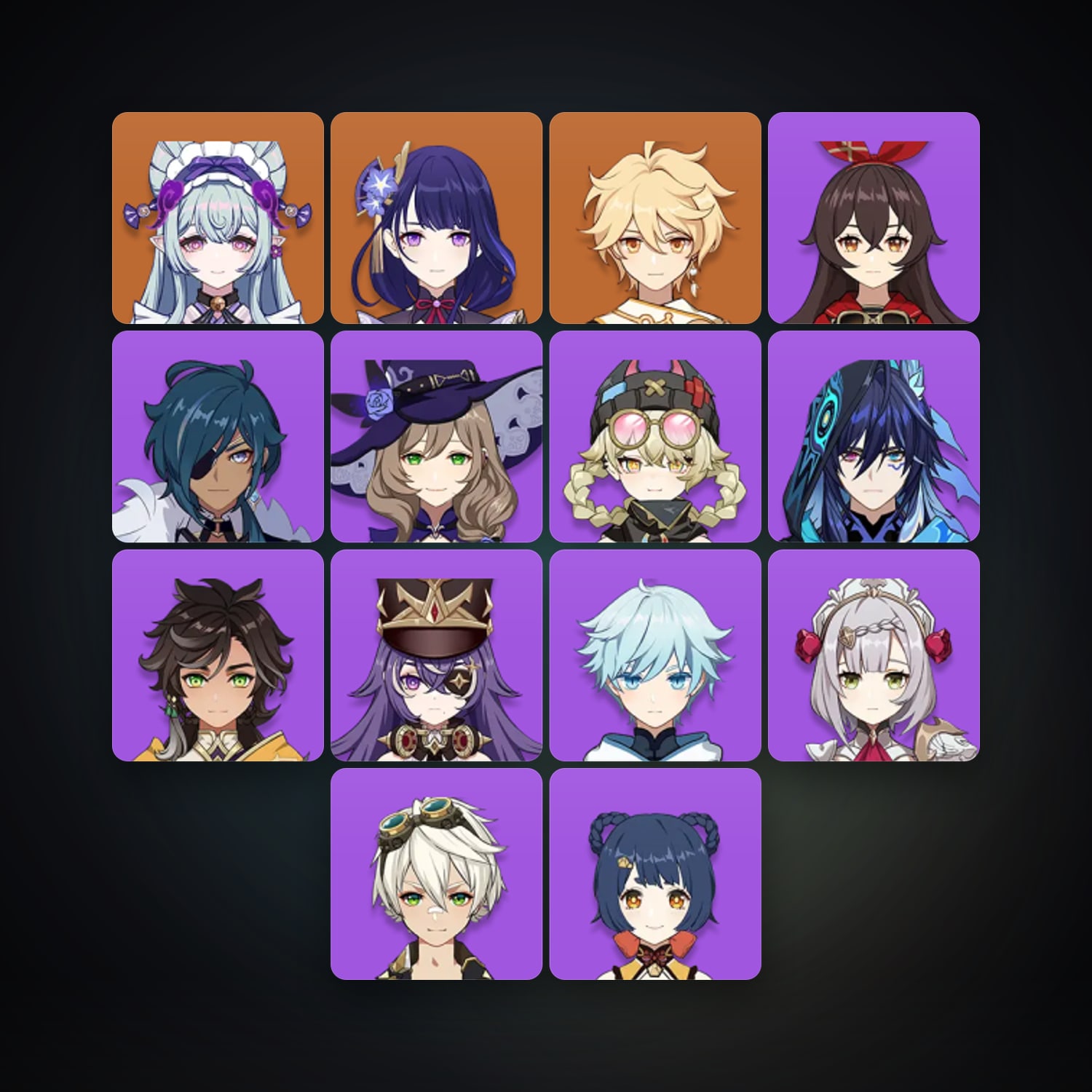 Genshin Impact | AR 35 | 14 Chars | 2× 5★ — Genshin / miHoYo Account · 262259184 — HabibiAccounts