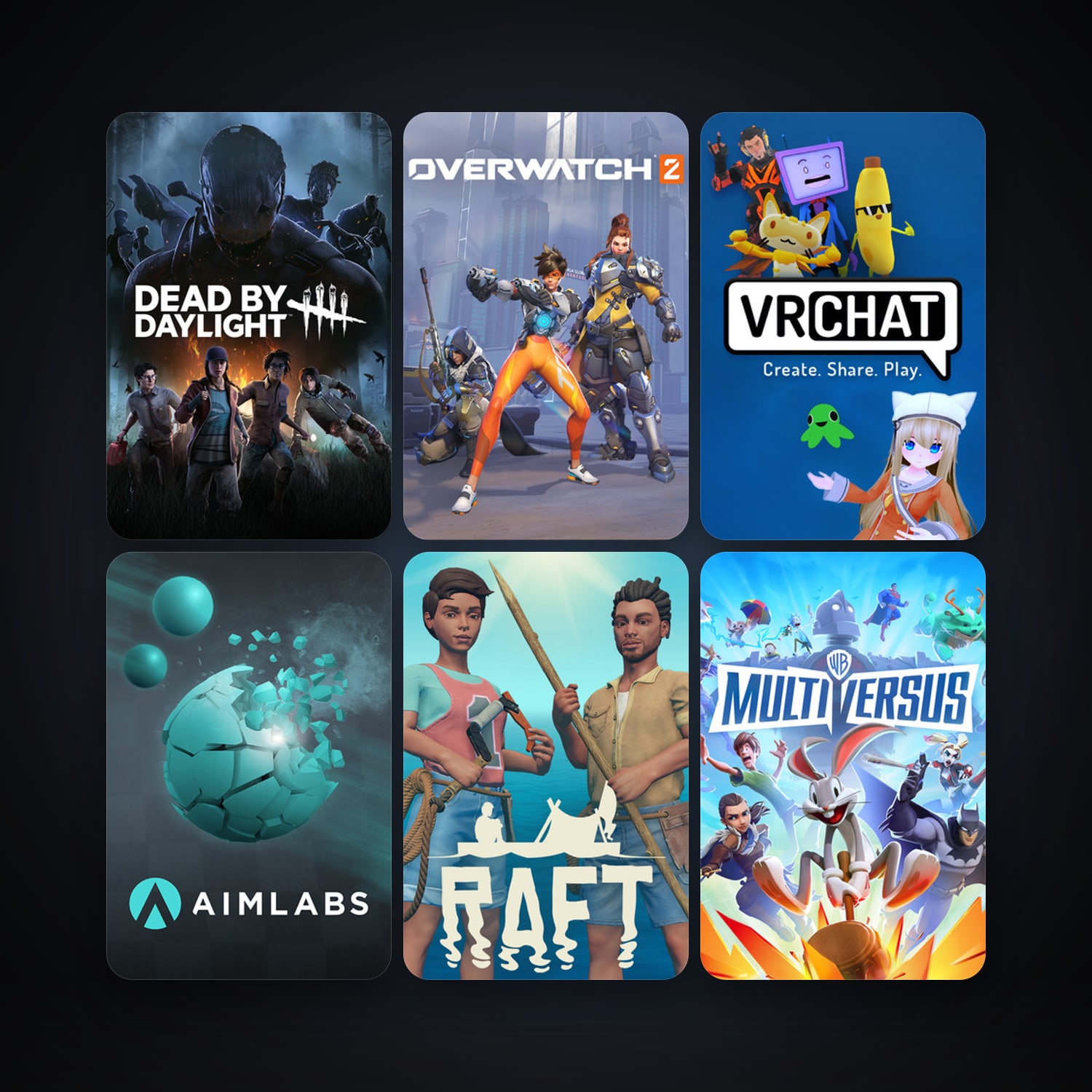 Dead by Daylight + VRChat, 8 games, clean — HabibiAccounts