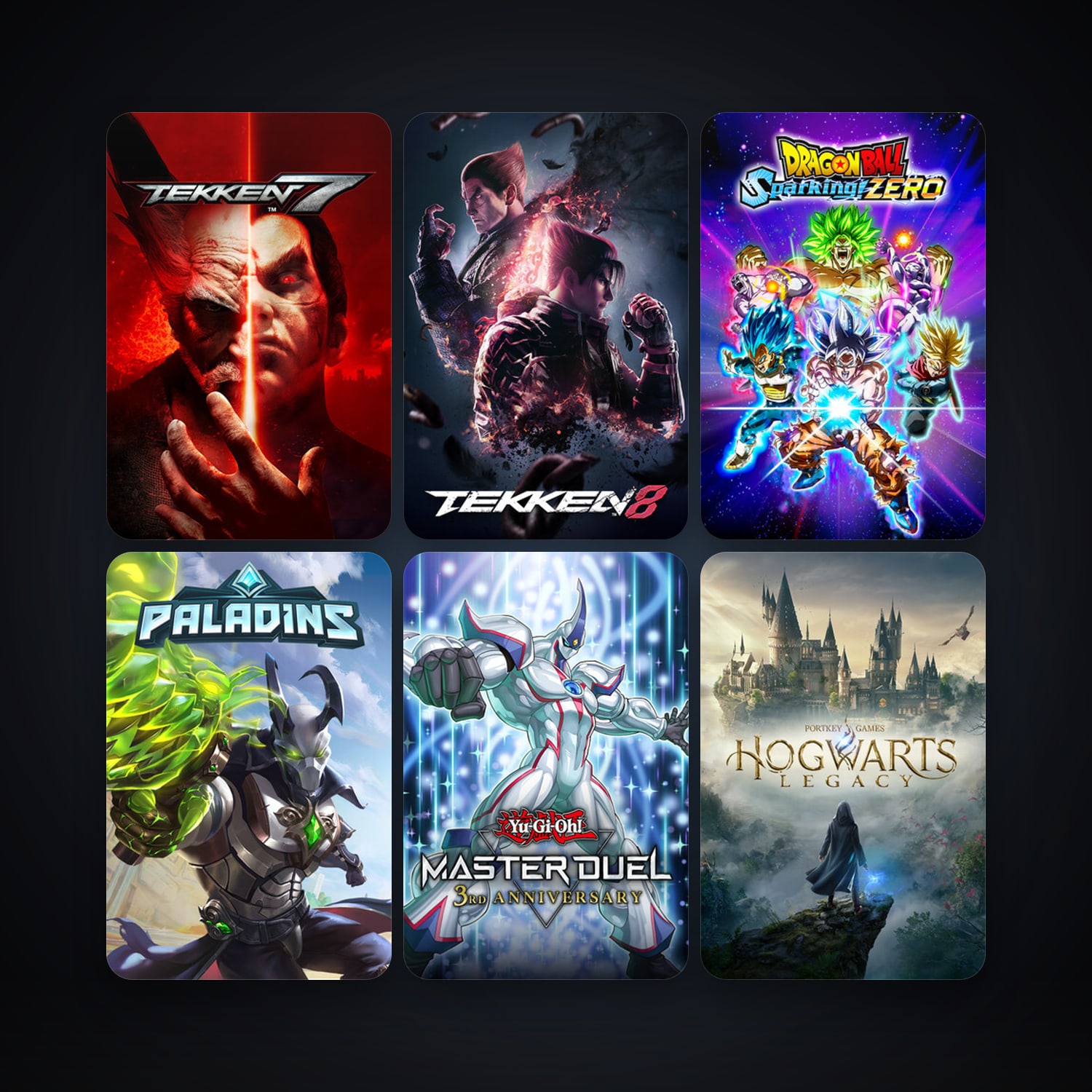 Gang Beasts + TEKKEN 7, 16 games, clean — HabibiAccounts