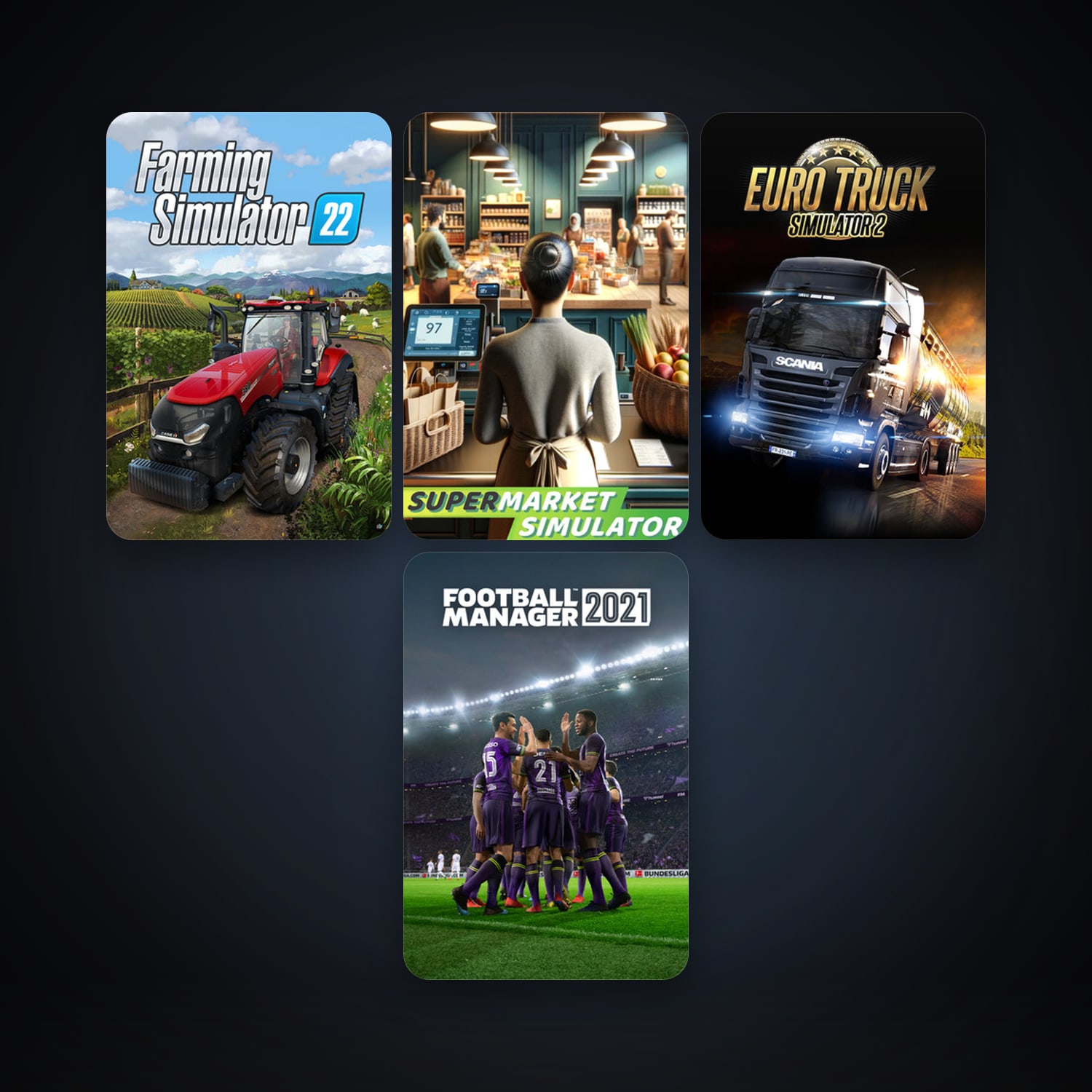 Euro Truck Simulator 2 + Seen, 6 games, clean — HabibiAccounts