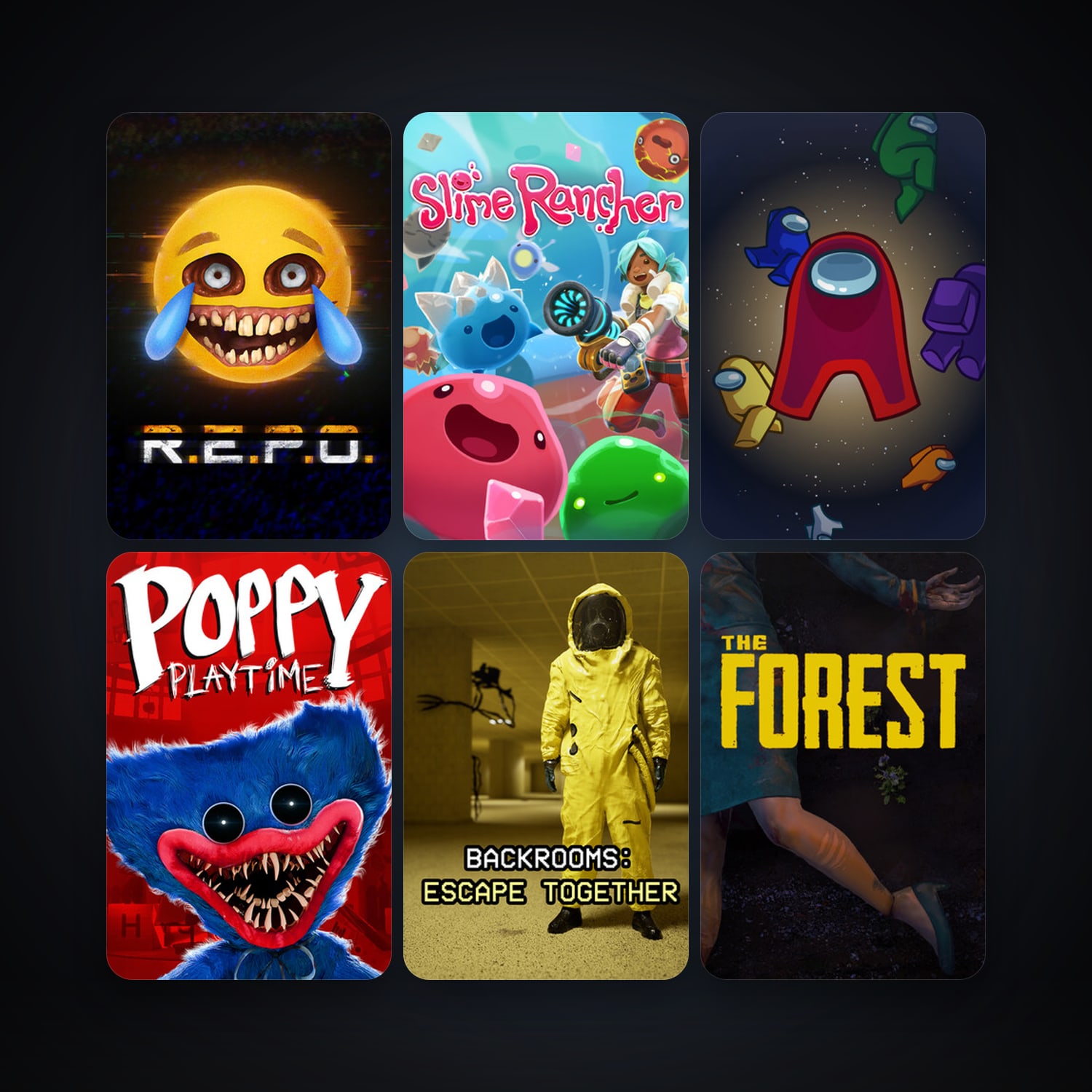 The Forest + Slime Rancher, 12 games, clean — HabibiAccounts