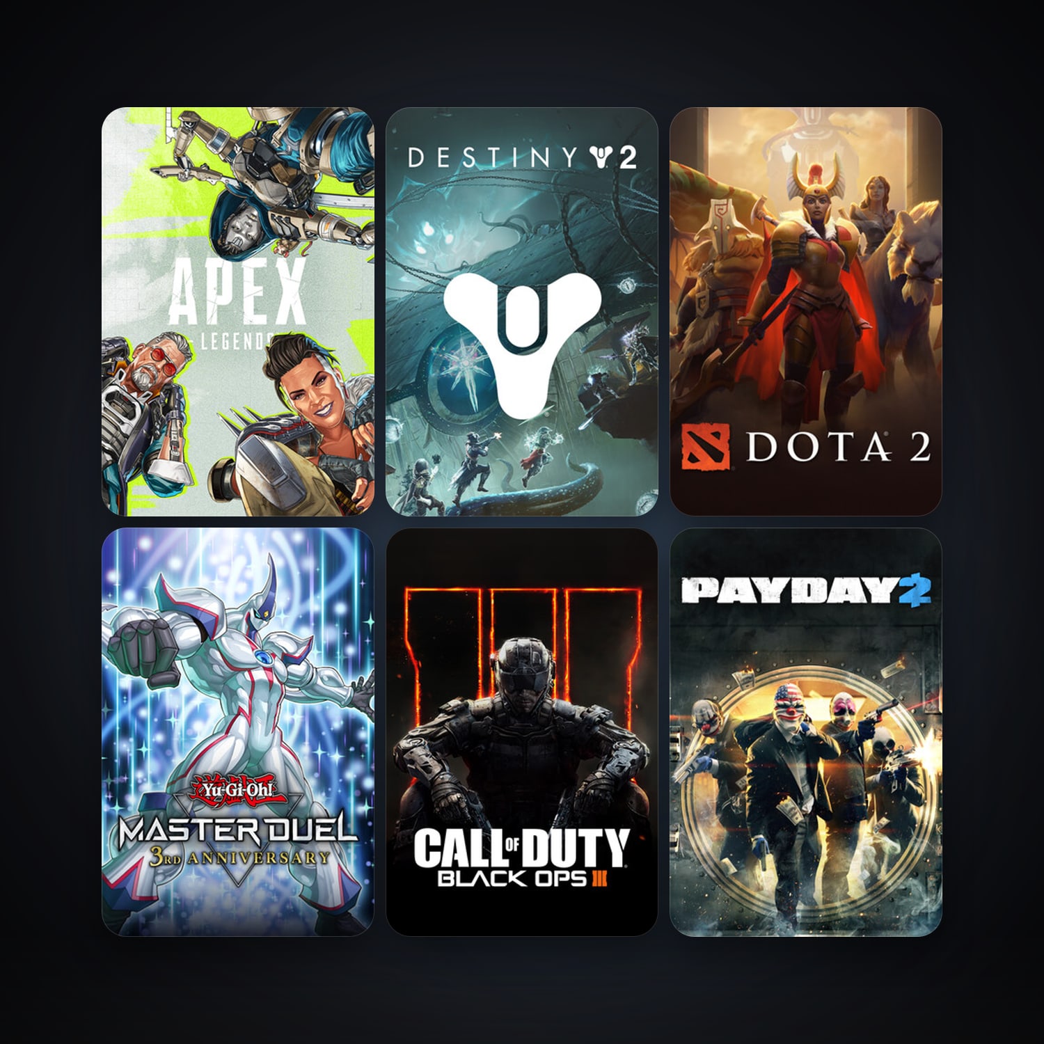 Dota 2 + PAYDAY 2, 20 games, clean — HabibiAccounts