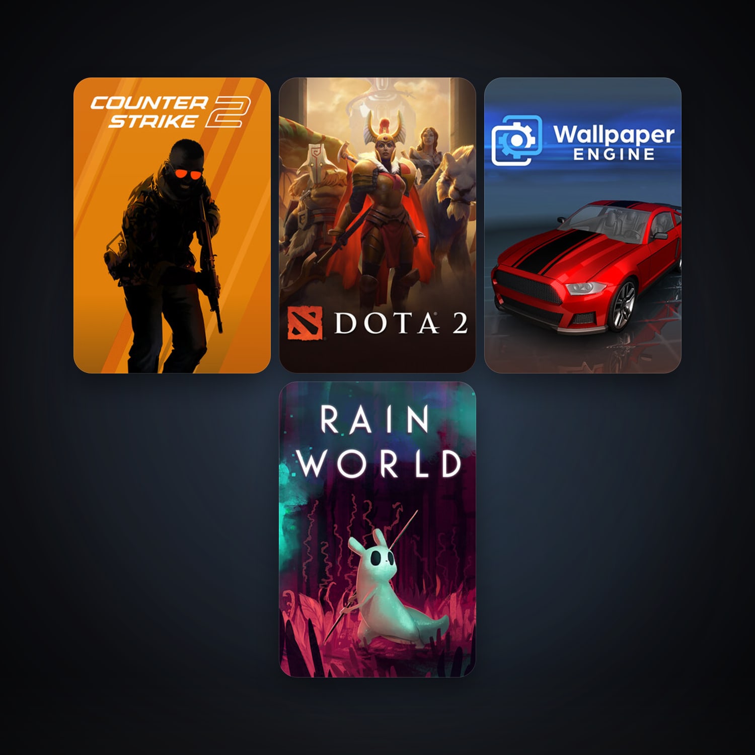 Dota 2 + CS2 Prime, 12 games, clean · 262267716 — HabibiAccounts
