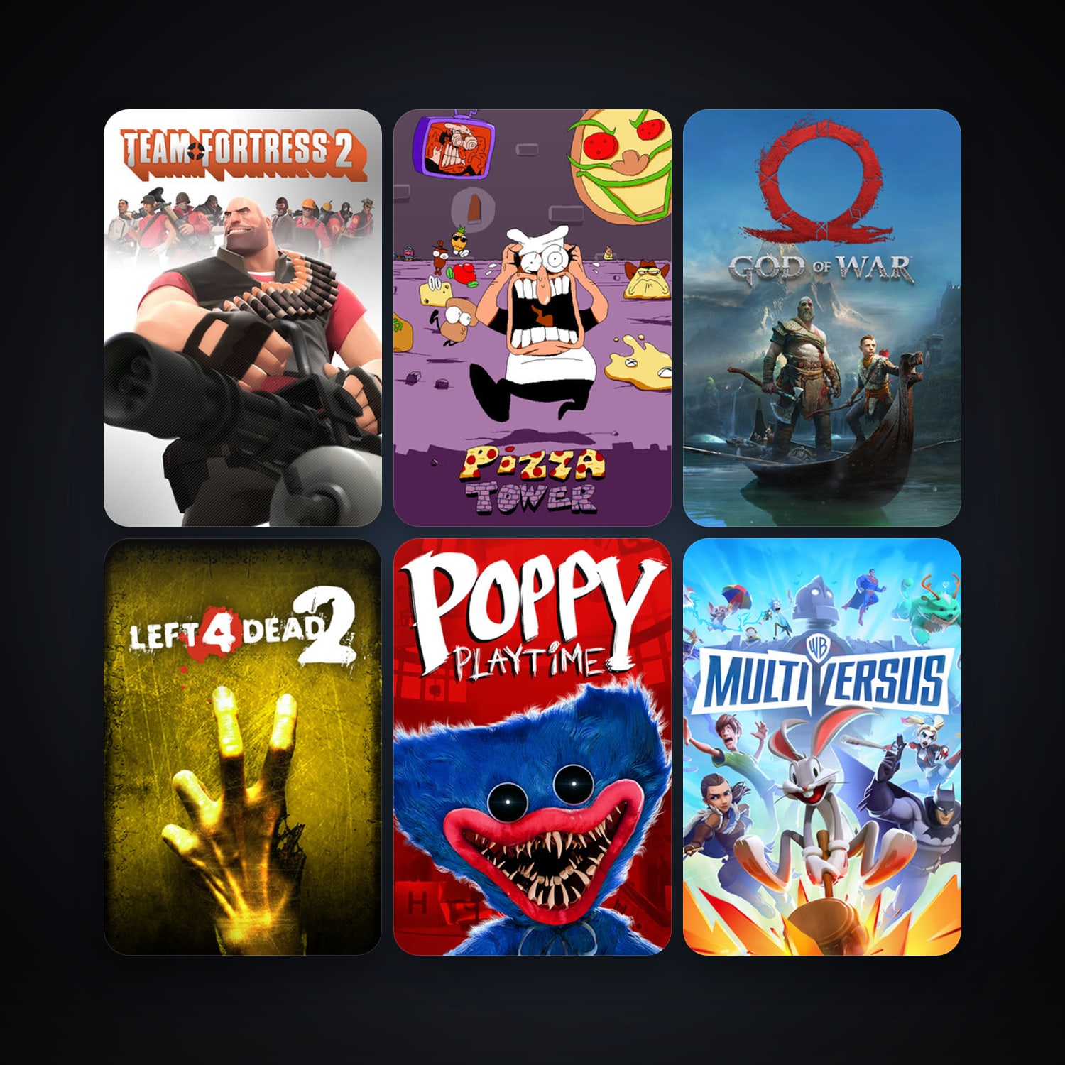 Team Fortress 2 + Left 4 Dead 2, 10 games, clean — HabibiAccounts