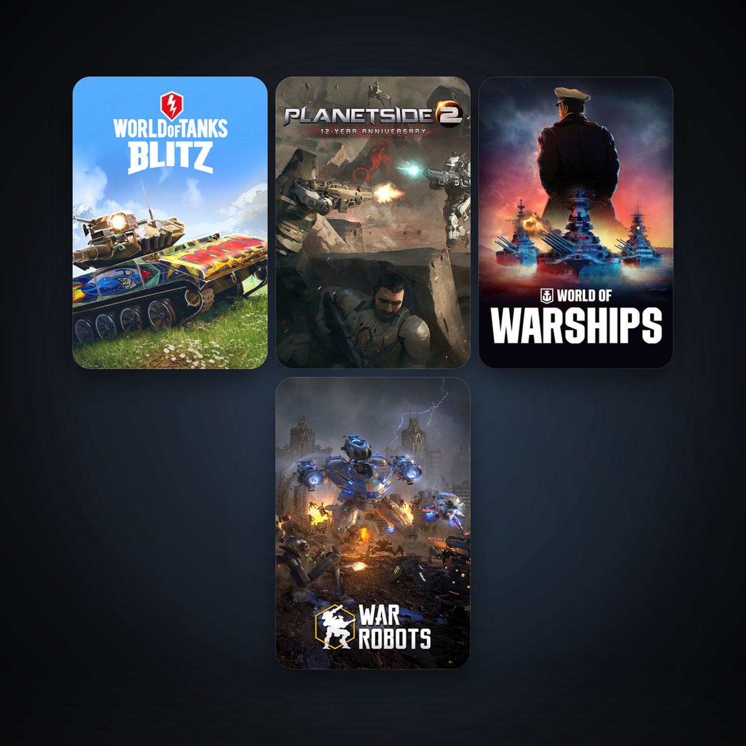 PlanetSide 2 + World of Tanks Blitz, 9 games, clean — HabibiAccounts