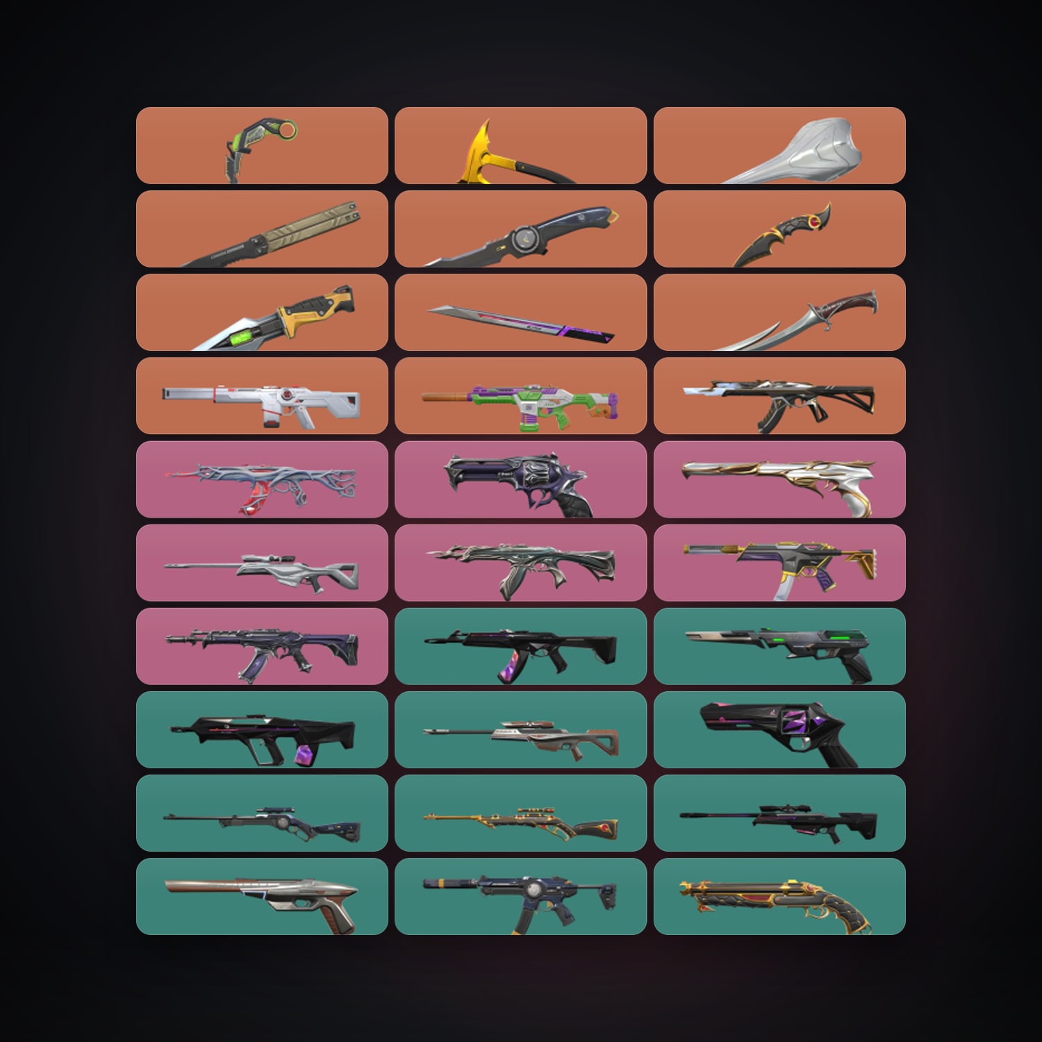 AP Diamond 2 locker — 9 knives, 119 skins, lvl 341 — HabibiAccounts