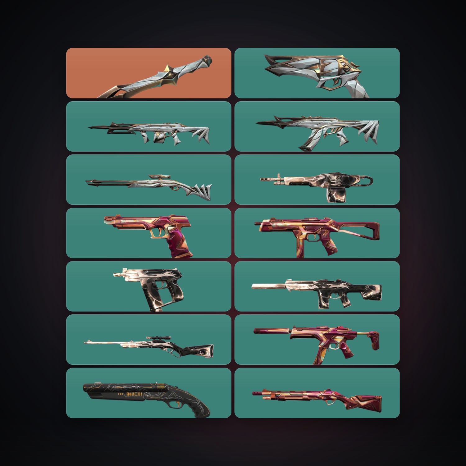 EU Silver 1 locker — 1 knives, 14 skins, lvl 37 — HabibiAccounts
