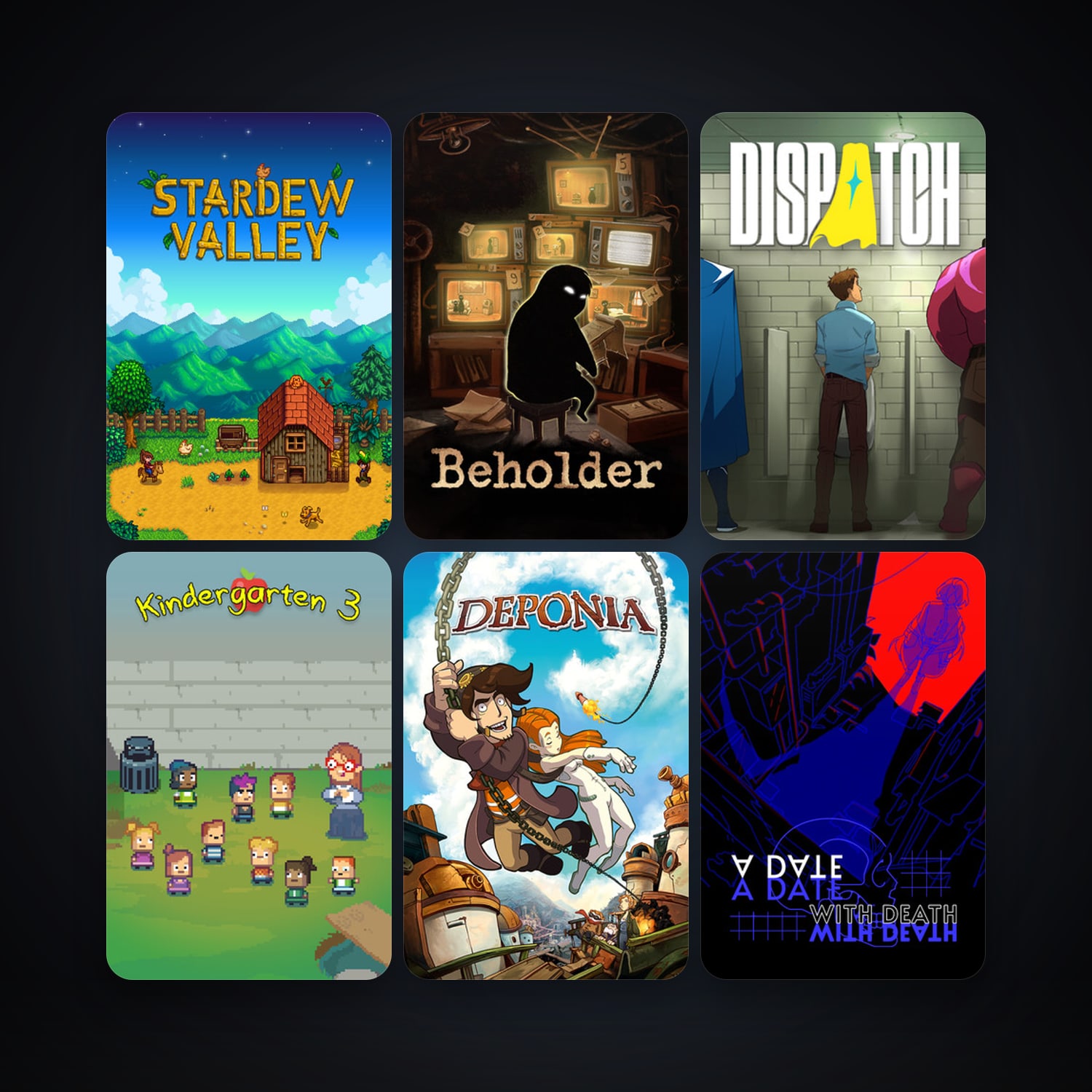 Deponia + Stardew Valley, 44 games, clean — HabibiAccounts
