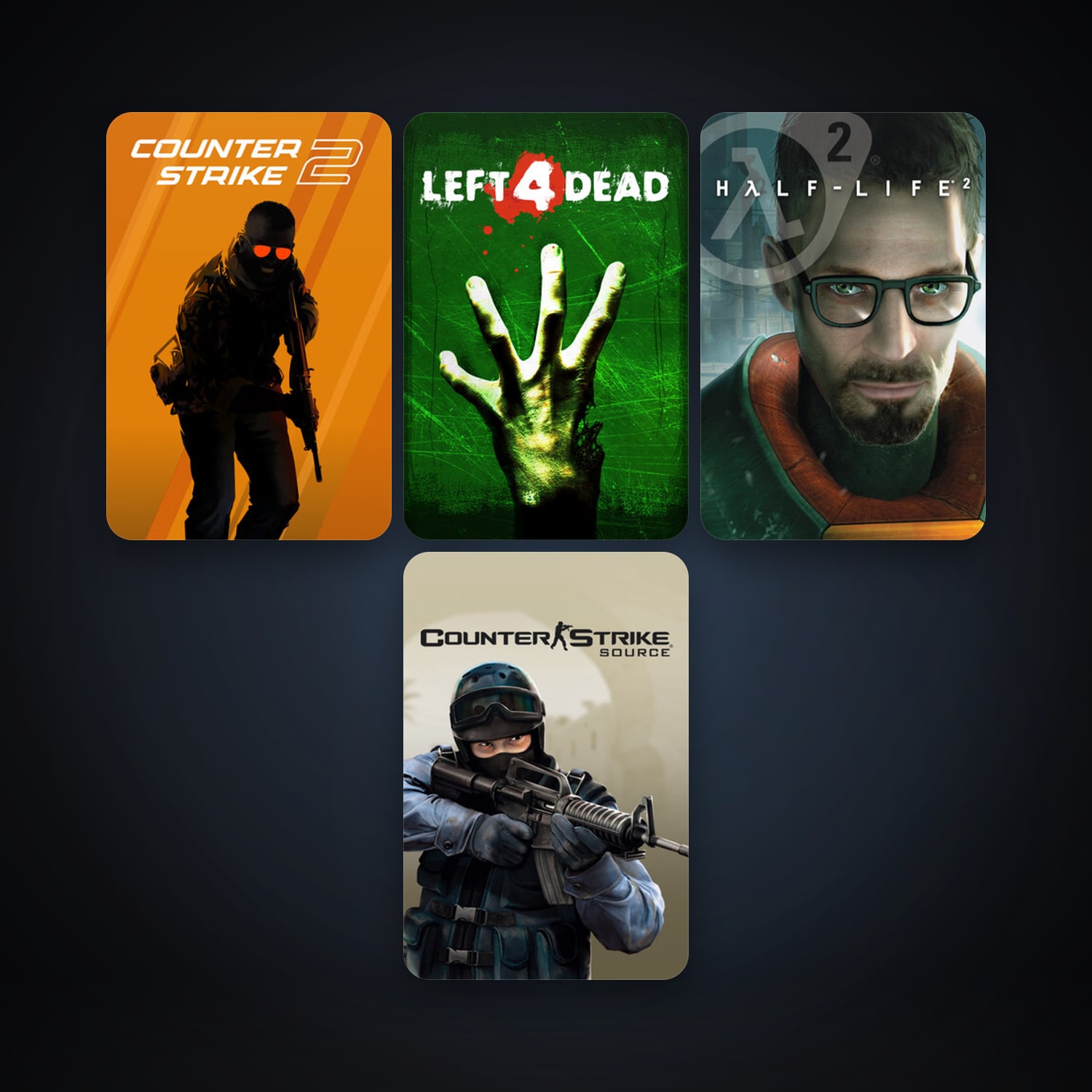 حساب ستيم فلين، Half-Life 2 وCounter-Strike: Source، 6 لعبة، صامد واضح — HabibiAccounts