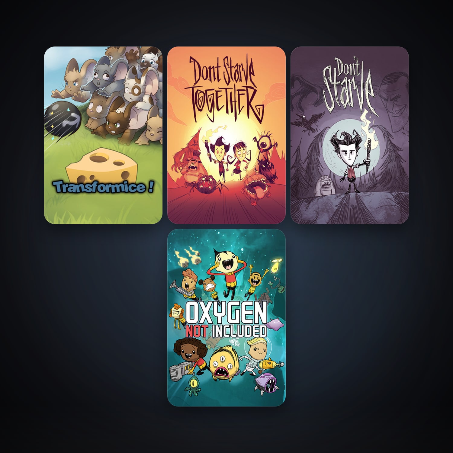 Don't Starve + Don't Starve Together, 5 games, clean — HabibiAccounts
