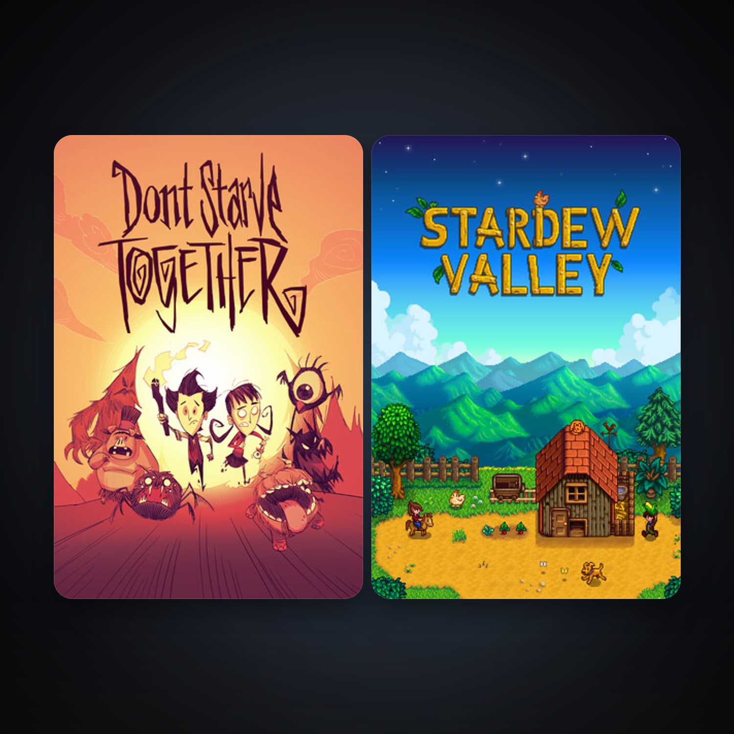 Don't Starve Together + Stardew Valley, 2 games, clean — HabibiAccounts