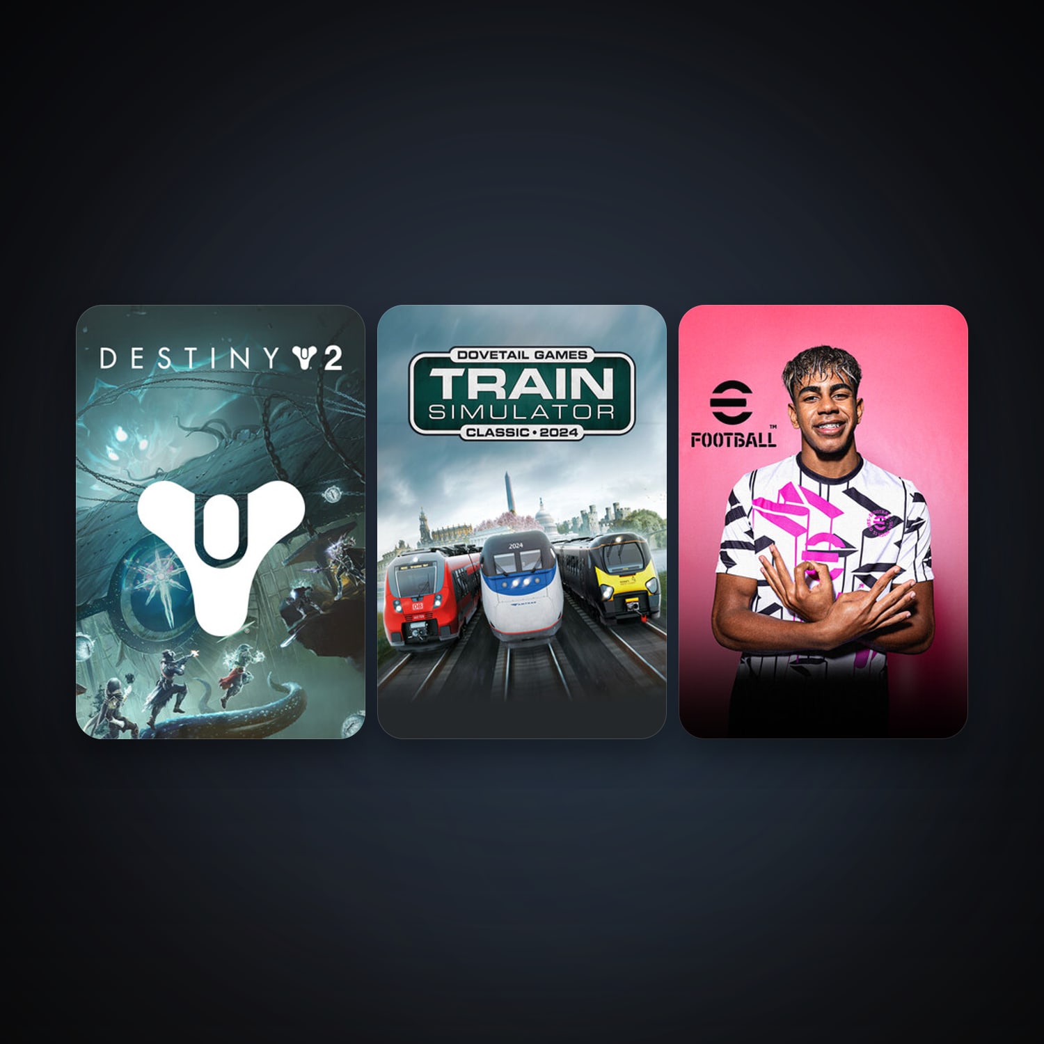 Free CS2 (No Prime) + Train Simulator Classic, 7 games, clean — HabibiAccounts