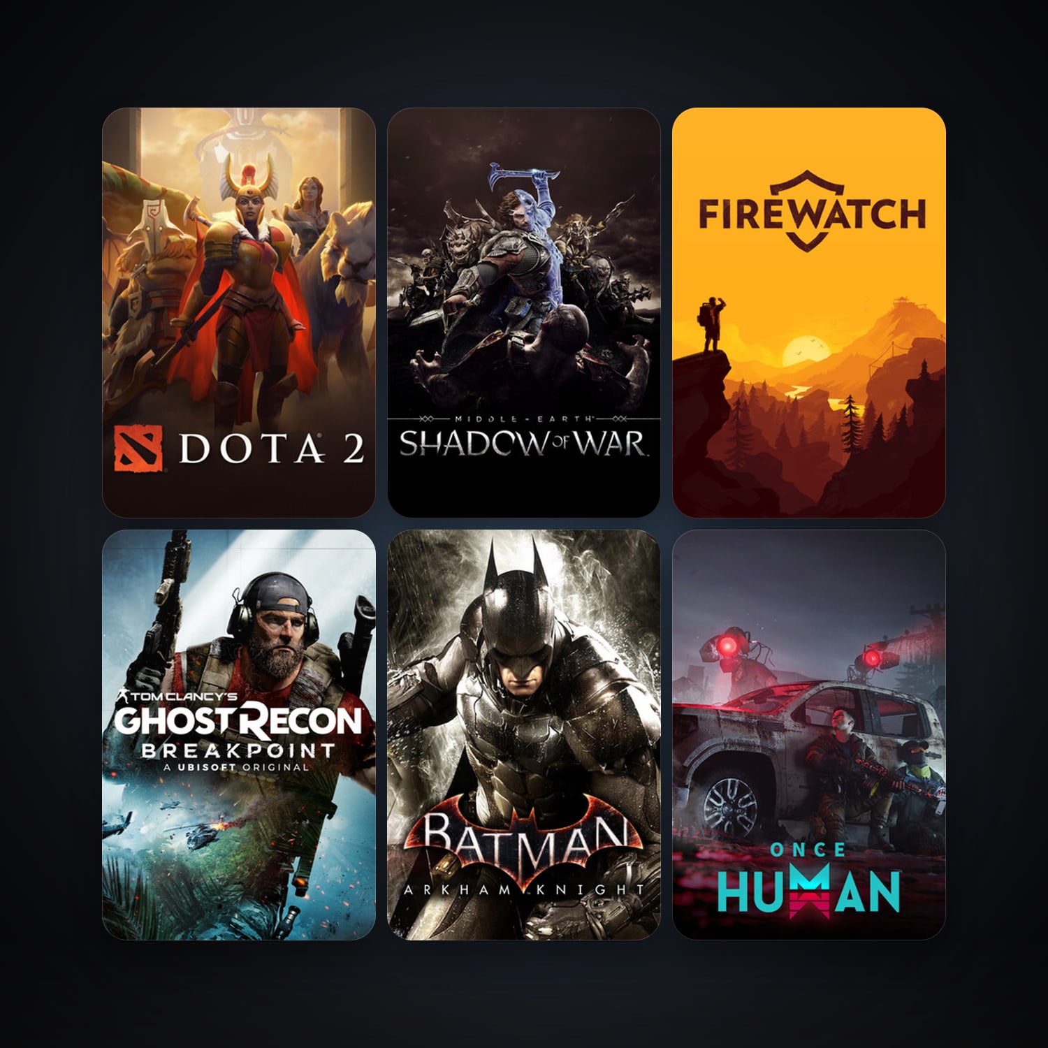 Dota 2 + Batman: Arkham Knight, 9 games, clean — HabibiAccounts