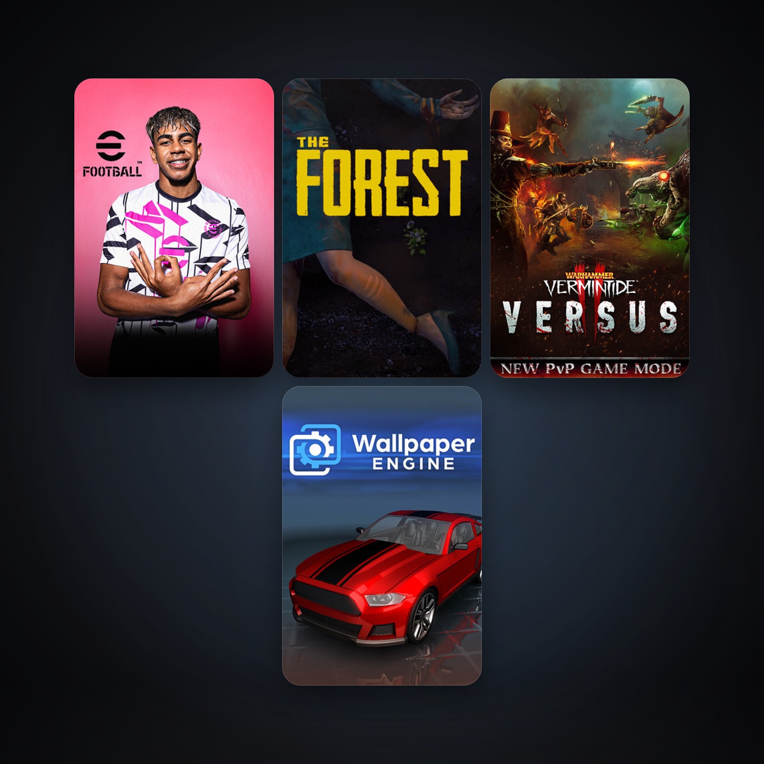 The Forest + Wallpaper Engine, 10 games, clean — HabibiAccounts