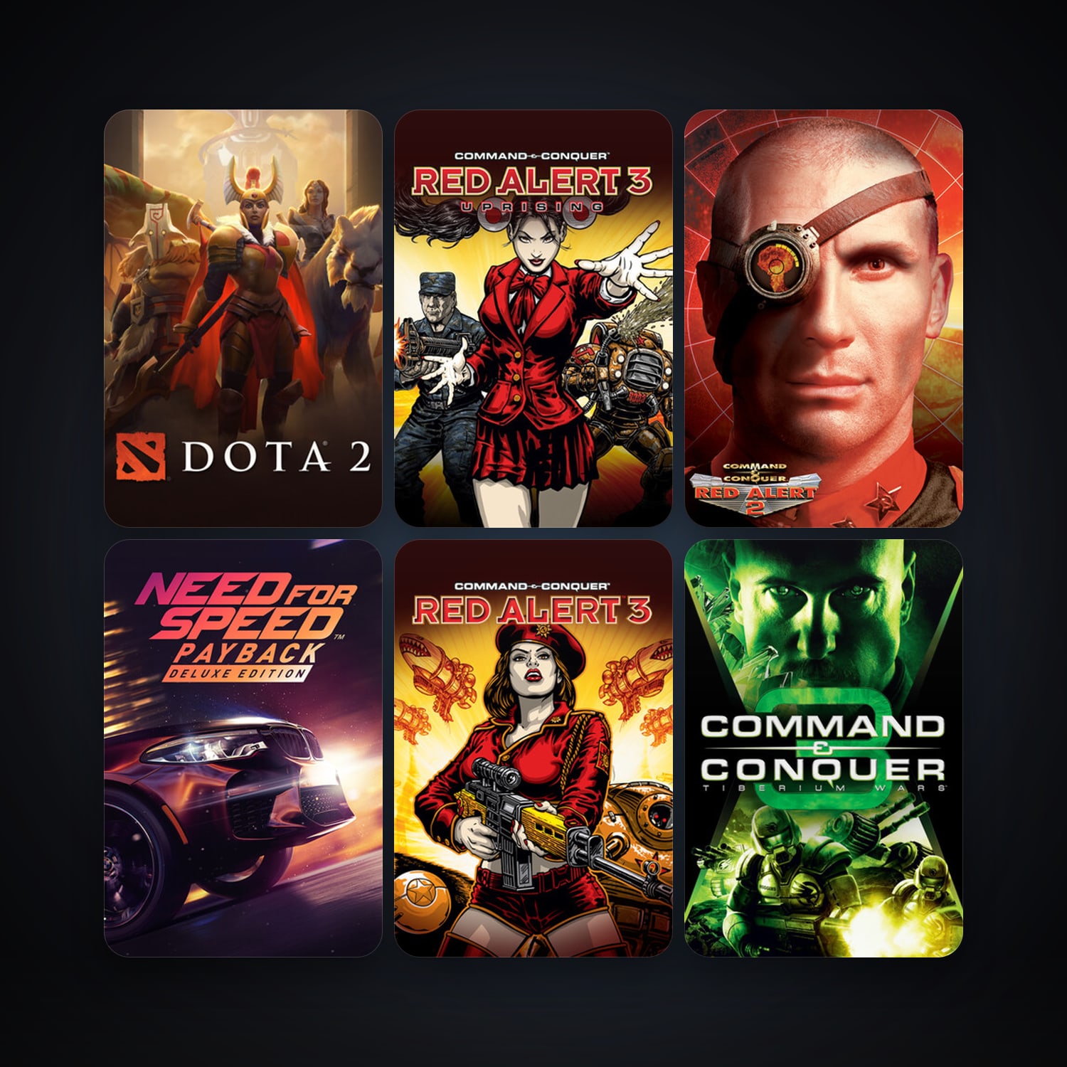 Dota 2 + Command & Conquer: Red Alert 3, 16 games, clean — HabibiAccounts