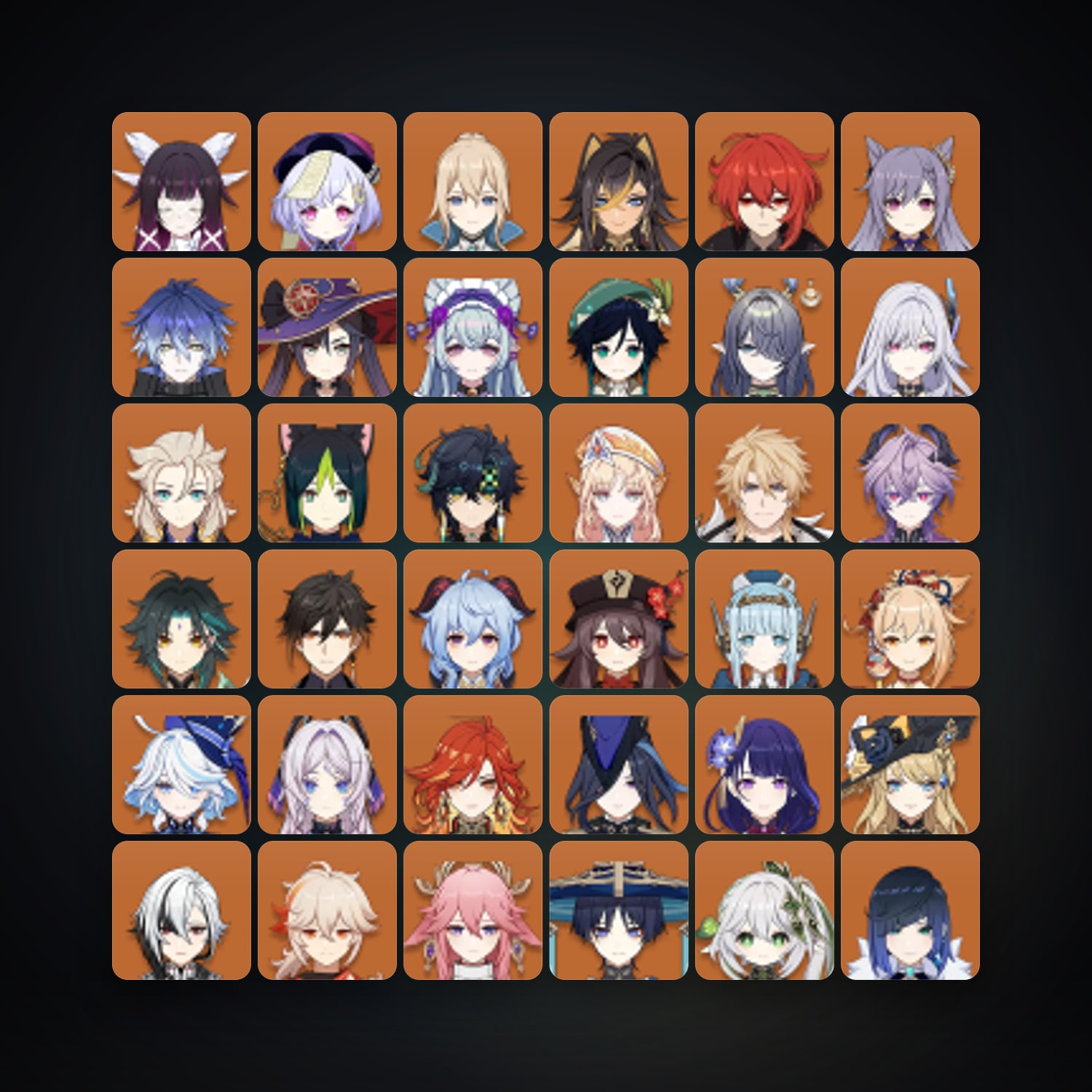 Genshin Impact | AR 60 | 104 Chars | 49× 5★ — Genshin / miHoYo Account — HabibiAccounts