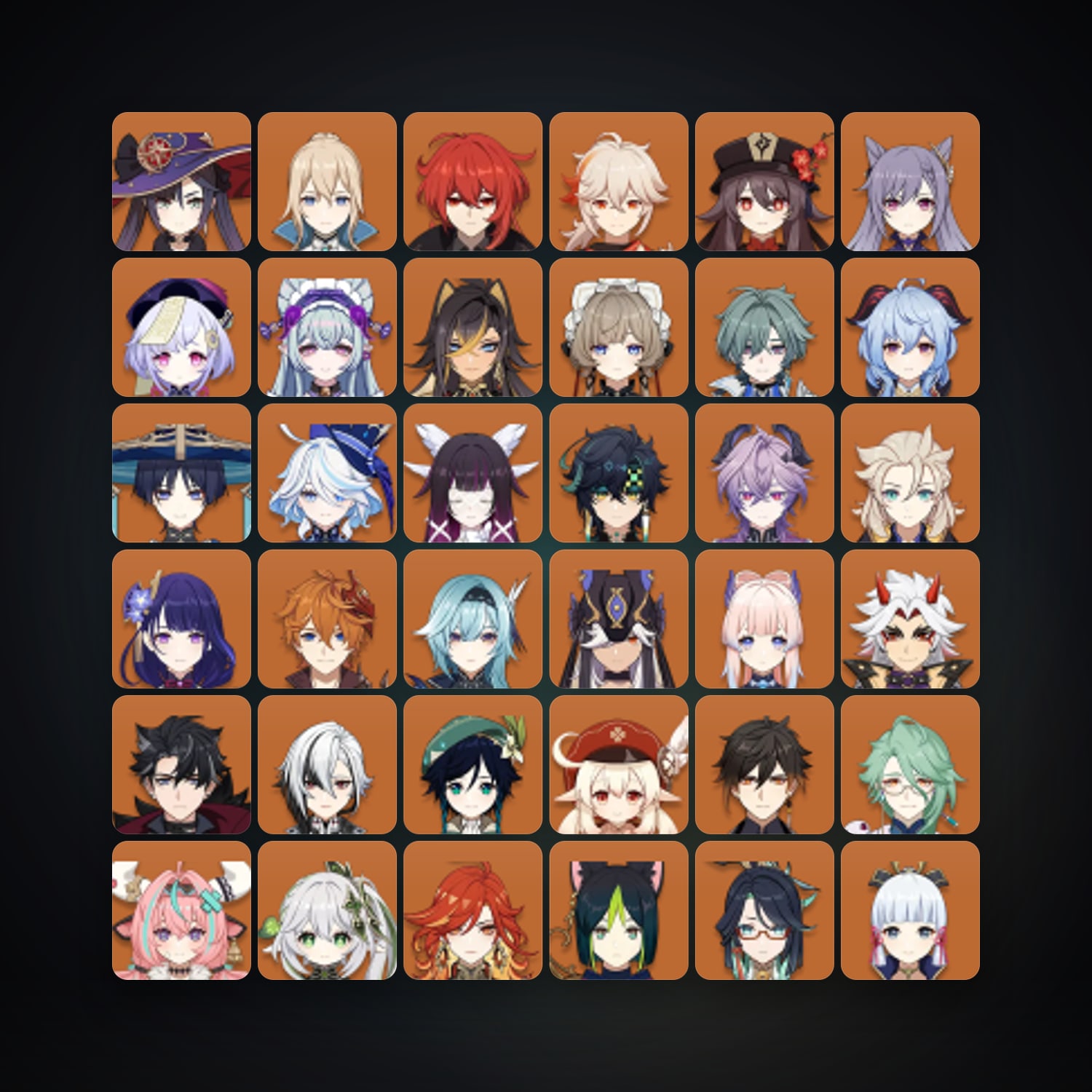 جينشن إمباكت | AR 60 | 88 شخصية | 36× 5★ — HabibiAccounts