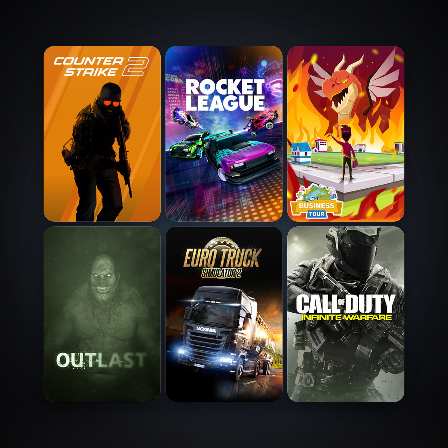 CS2 Prime + Euro Truck Simulator 2, 28 games, clean · 262275644 — HabibiAccounts