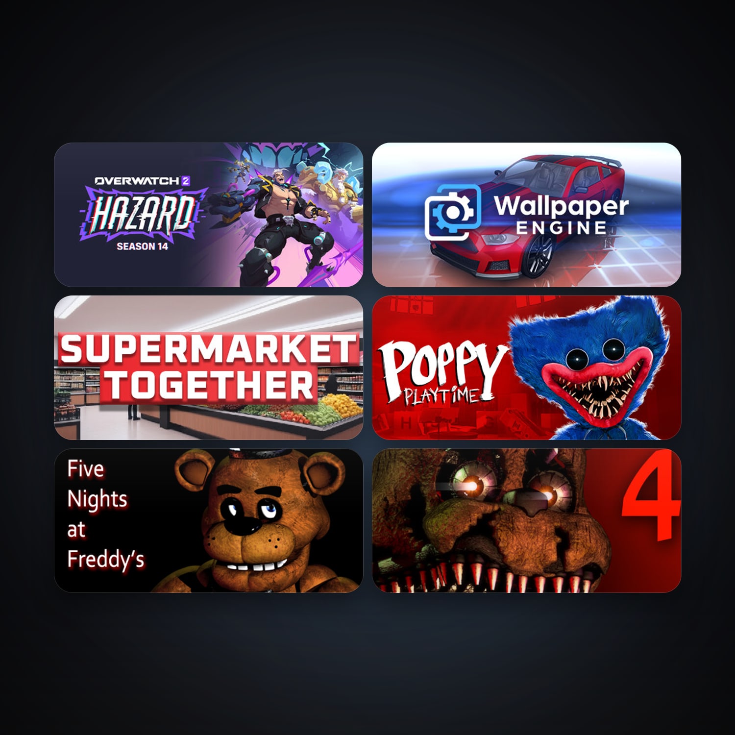 Free CS2 (No Prime) + Five Nights at Freddy's, 17 games, clean — HabibiAccounts