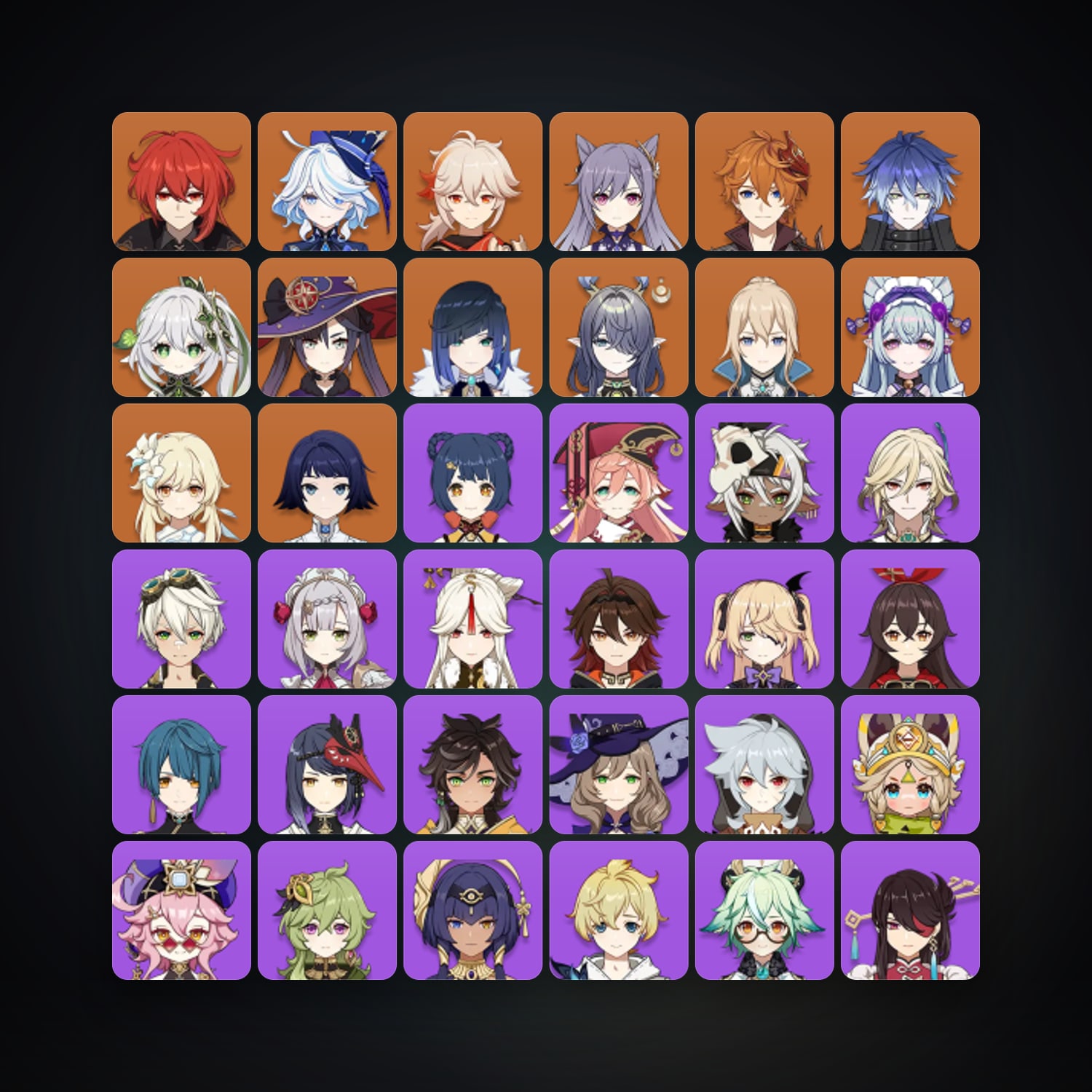 Genshin Impact | AR 55 | 47 Chars | 12× 5★ — Genshin / miHoYo Account — HabibiAccounts