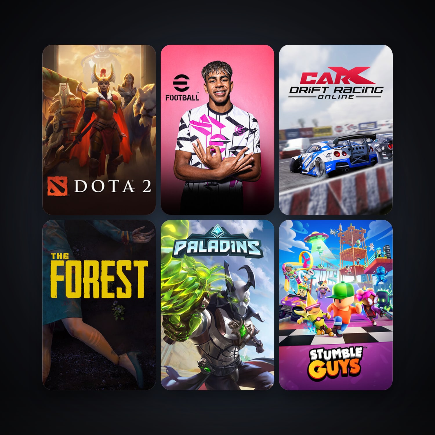 Dota 2 + The Forest, 15 games, clean — HabibiAccounts