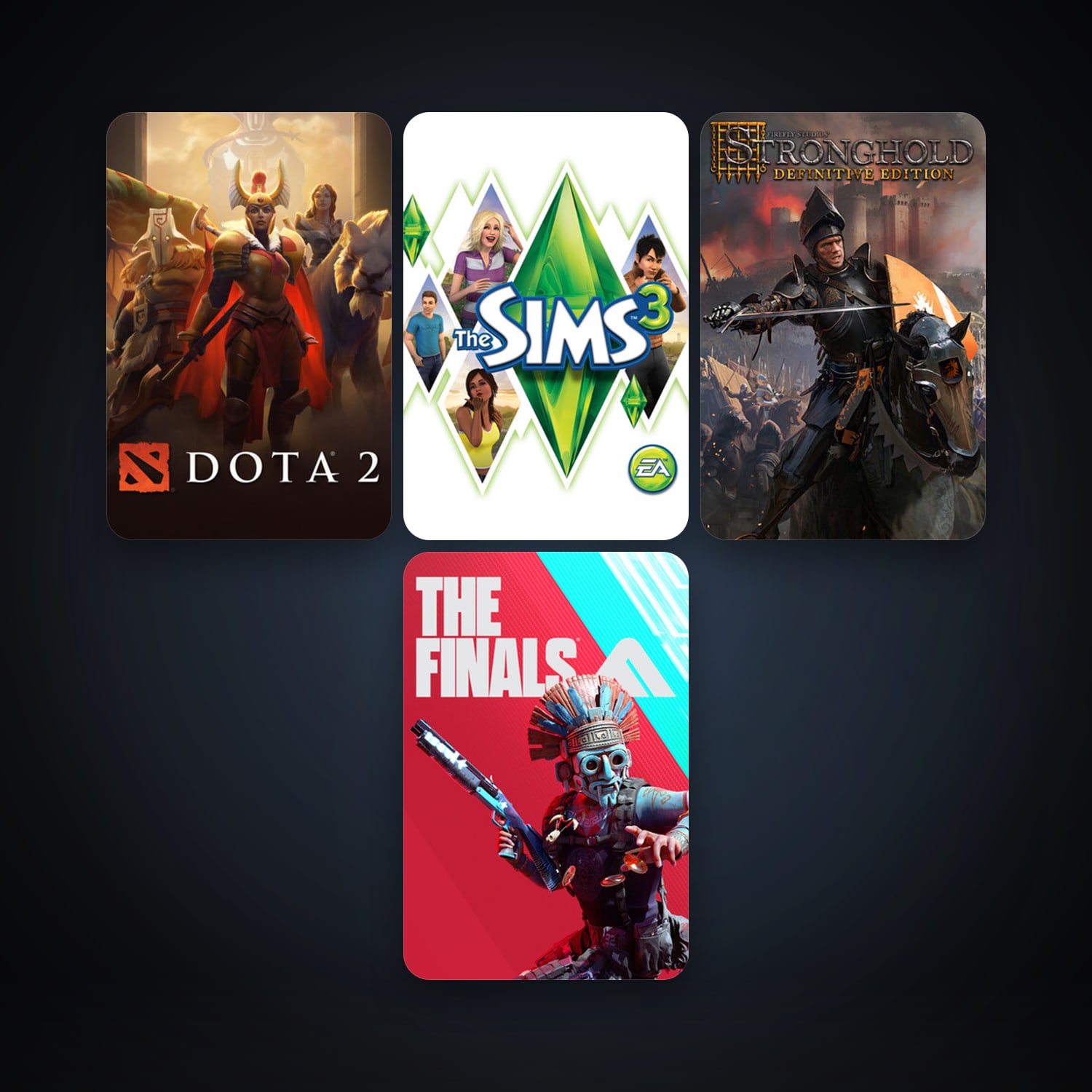Dota 2 + The Sims 3, 5 games, clean — HabibiAccounts