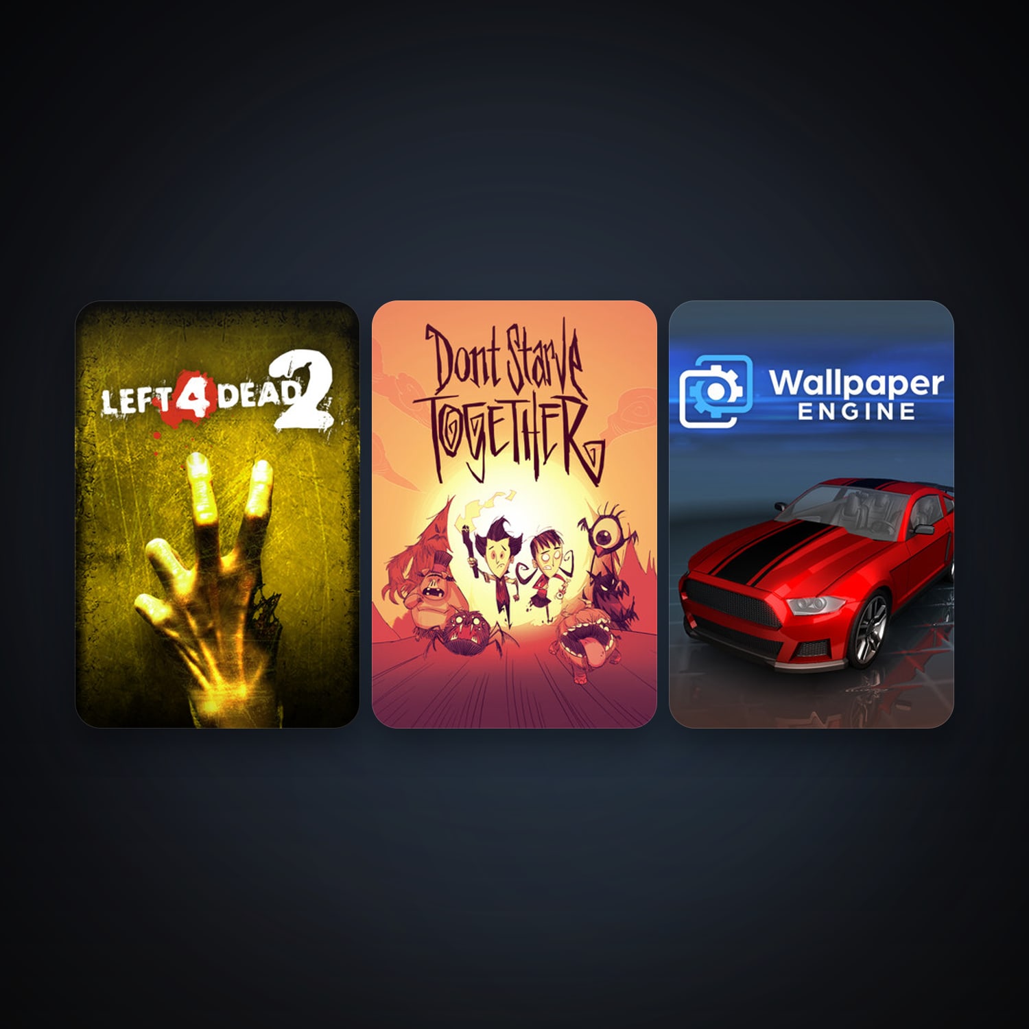 Left 4 Dead 2 + Don't Starve Together, 4 games, clean — HabibiAccounts