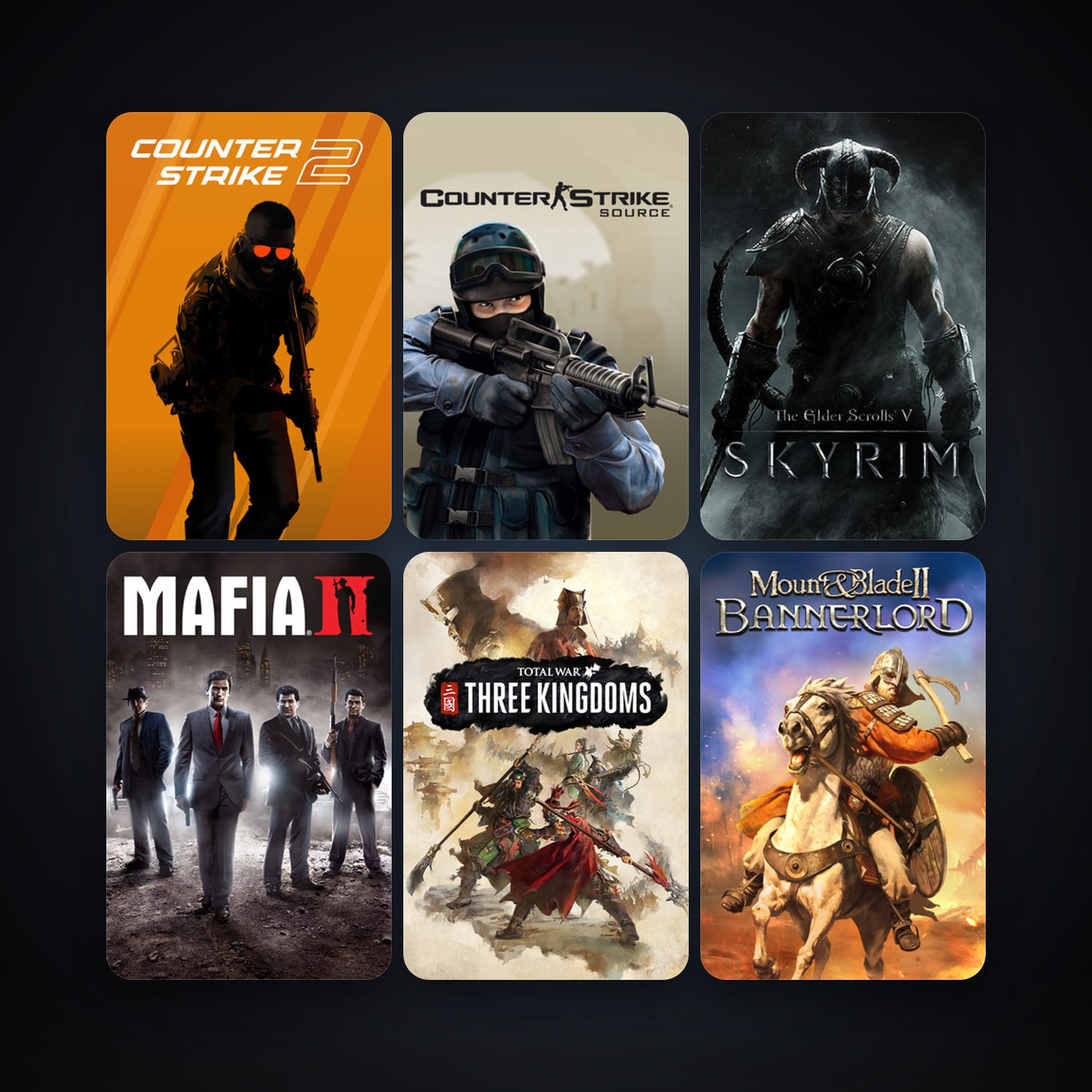 Half-Life 2 + Counter-Strike: Source, 37 games, Steam 11, clean — HabibiAccounts
