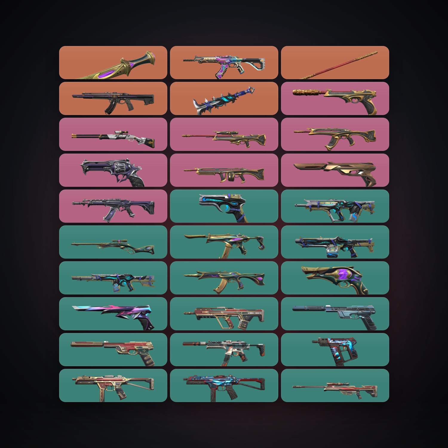 EU Silver 3 locker — 3 knives, 45 skins, lvl 187 — HabibiAccounts