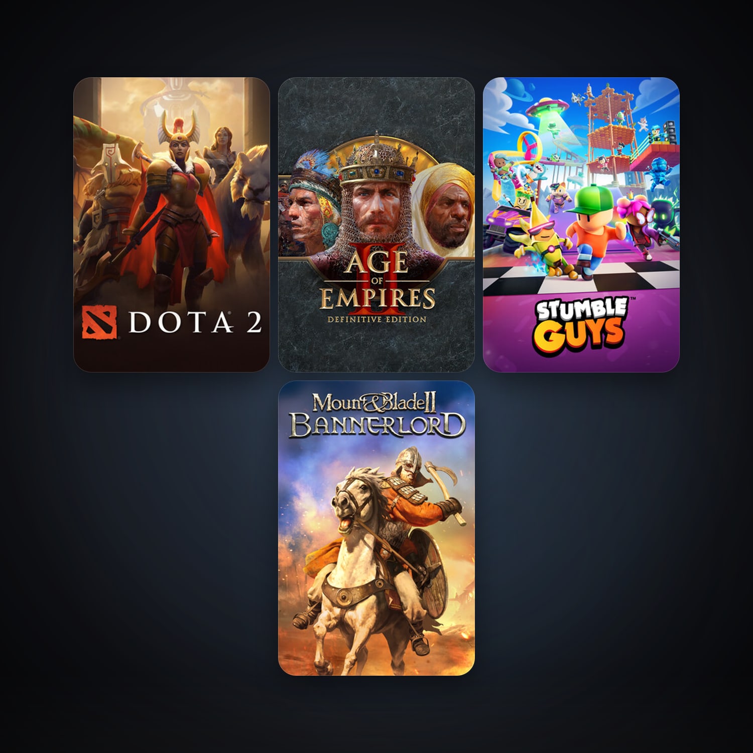 Dota 2 + Mount & Blade II: Bannerlord, 5 games, clean — HabibiAccounts