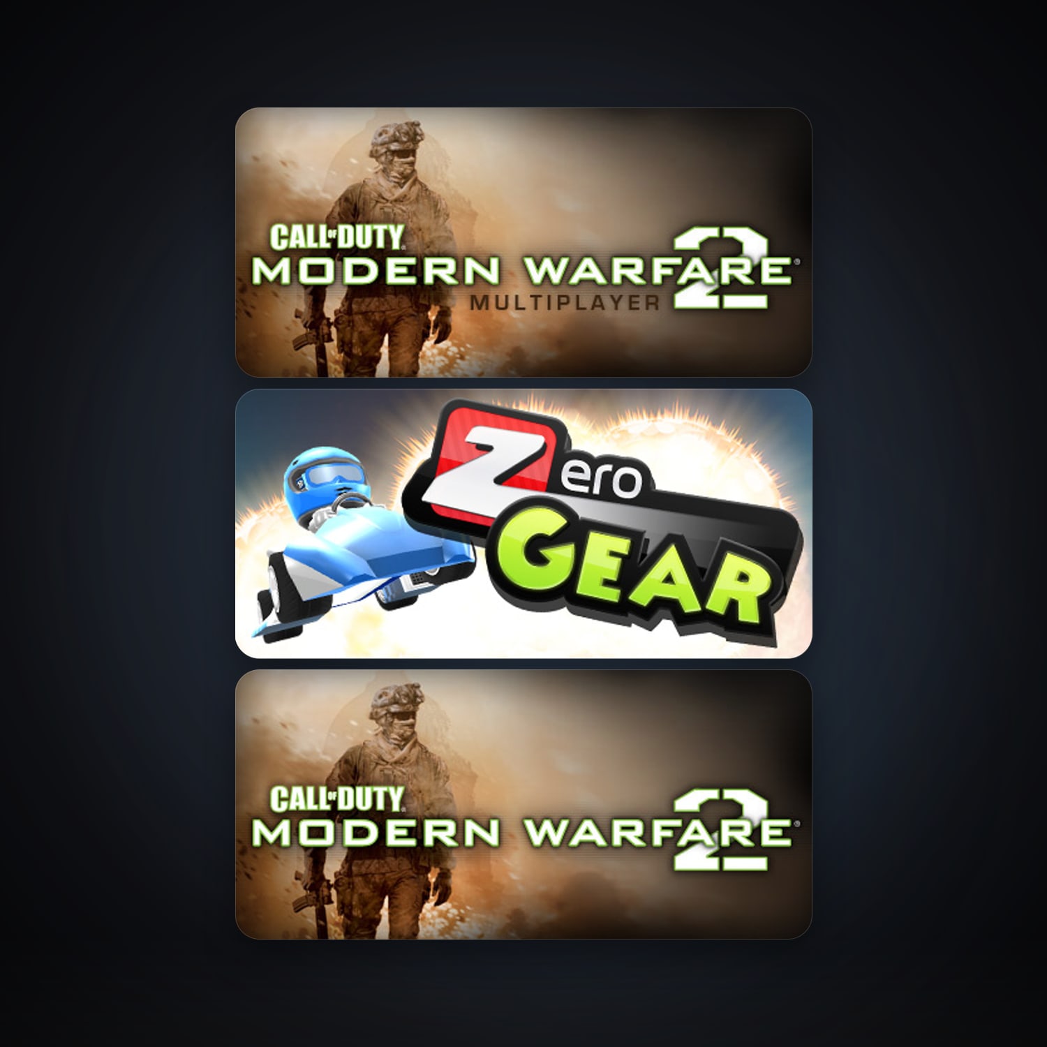 Call of Duty: Modern Warfare 2 (2009) + Call of Duty: Modern Warfare 2 - Multiplayer (2009), 5 games, clean — HabibiAccounts