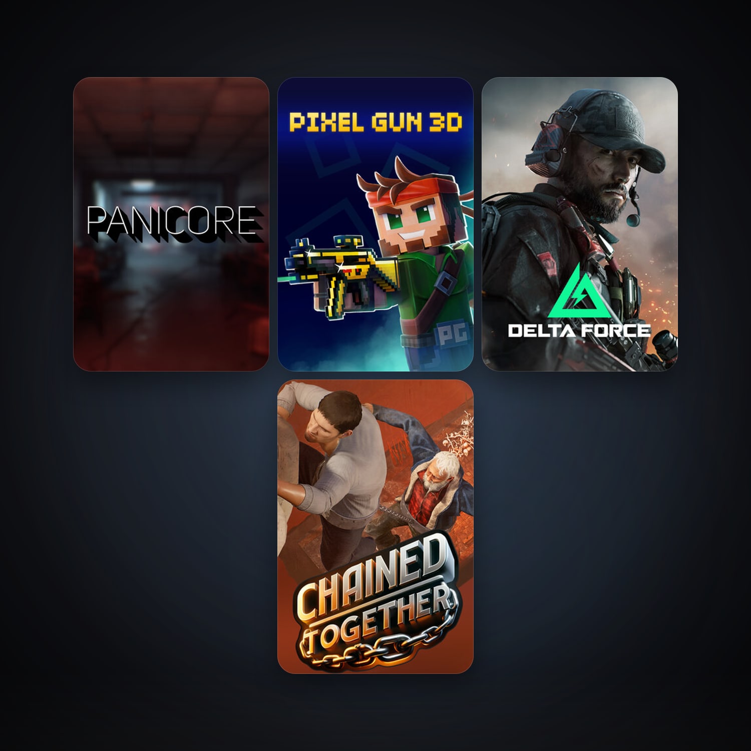 Delta Force: Hawk Ops + Pixel Gun 3D: PC Edition, 12 games, clean — HabibiAccounts