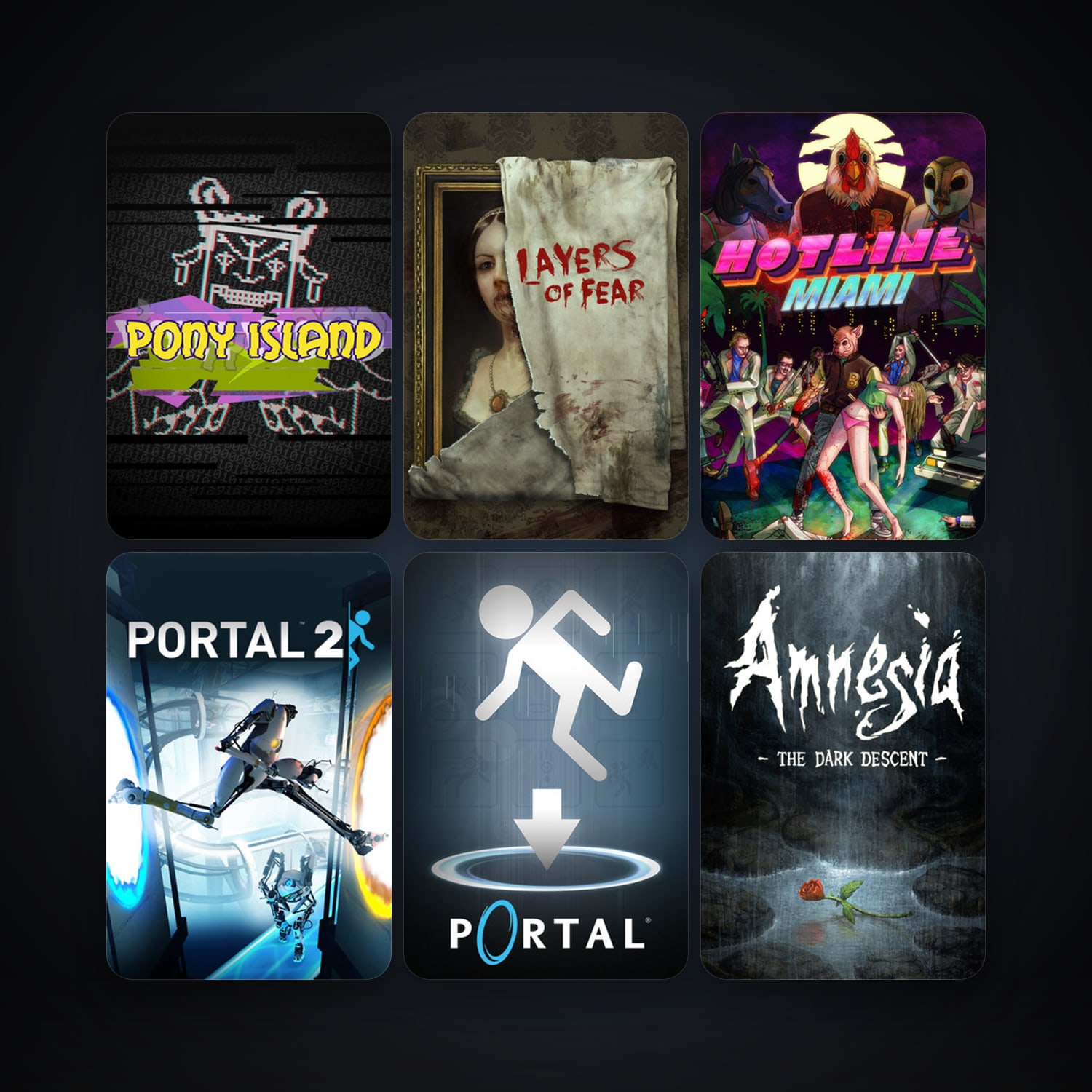 Portal + Portal 2, 9 games, clean — HabibiAccounts