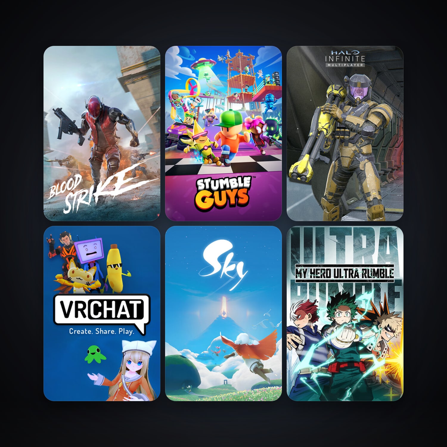 VRChat + Halo Infinite, 11 games, clean — HabibiAccounts