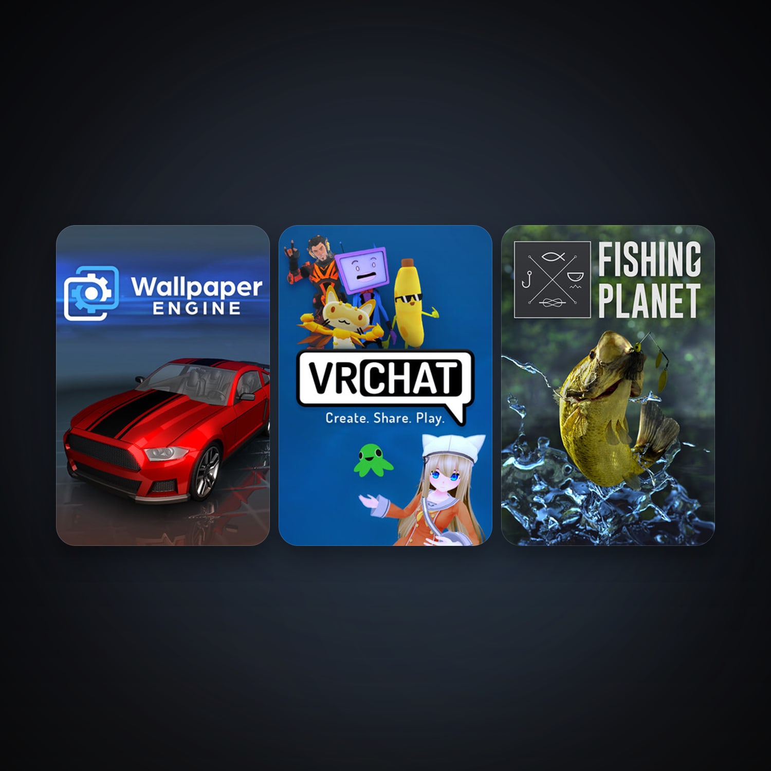 Fishing Planet + Wallpaper Engine, 8 games, clean — HabibiAccounts