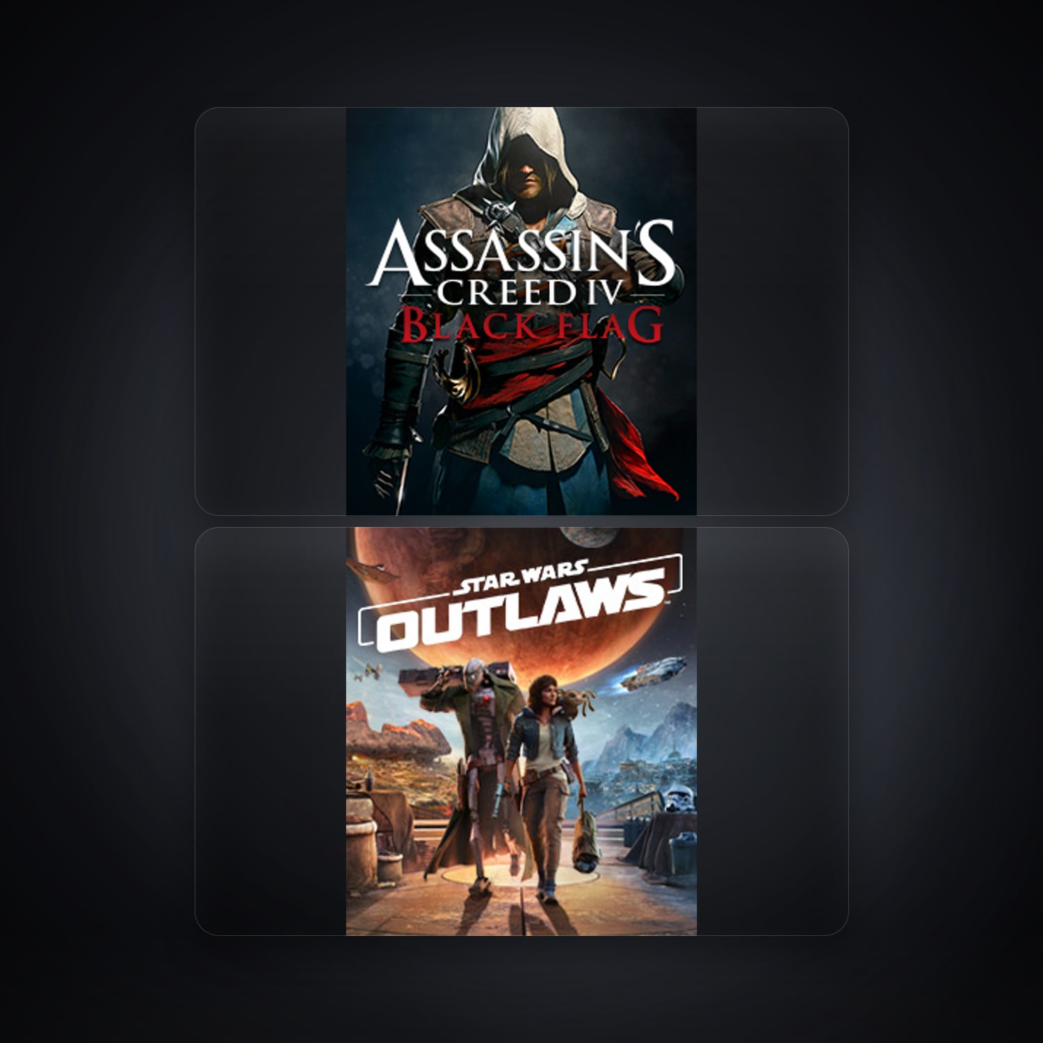 Ubisoft Assassin’s Creed IV Black Flag + Star Wars Outlaws — GB — HabibiAccounts