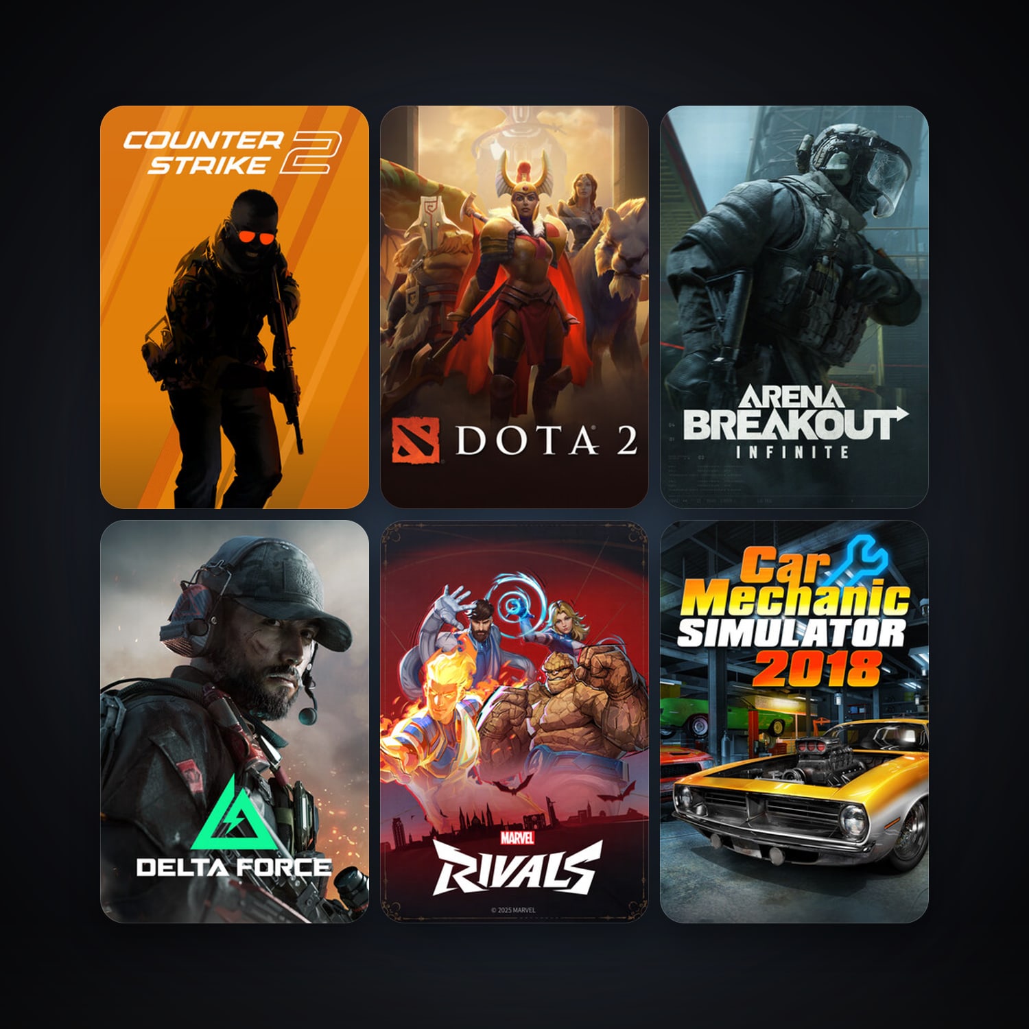 Dota 2 + CS2 Prime, 10 games, clean — HabibiAccounts