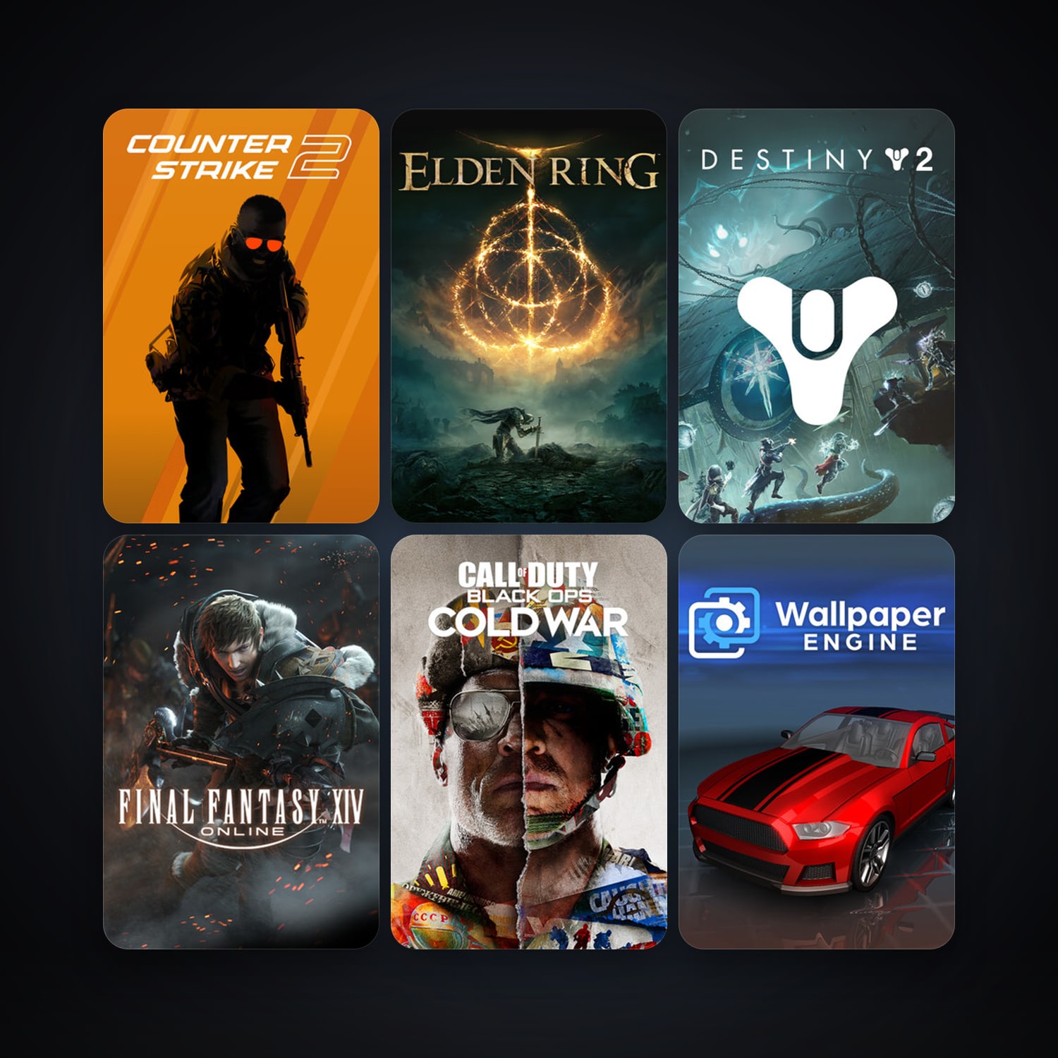 CS2 Prime + FINAL FANTASY XIV Online, 56 games, clean — HabibiAccounts