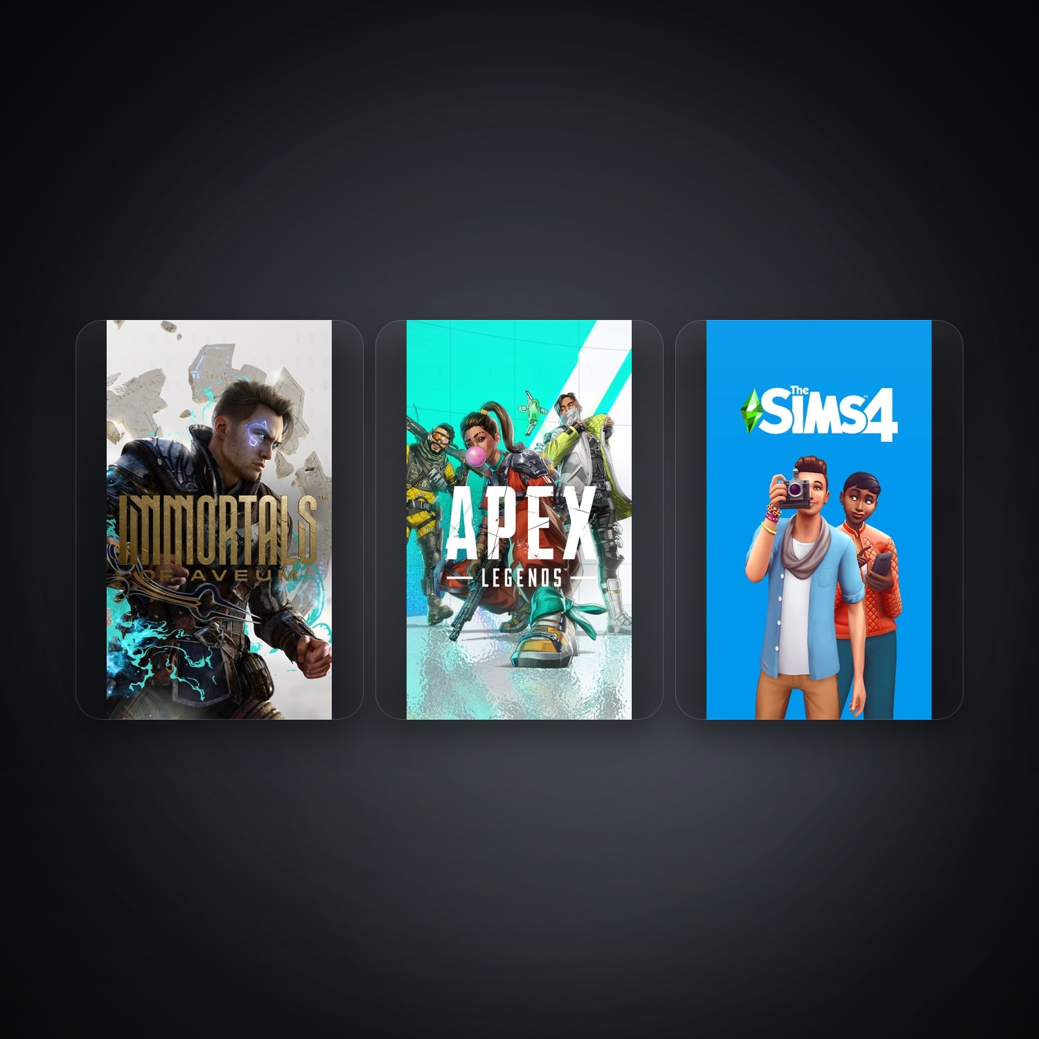 EA Immortals of Aveum + Apex Legends — PL — 4 games — HabibiAccounts