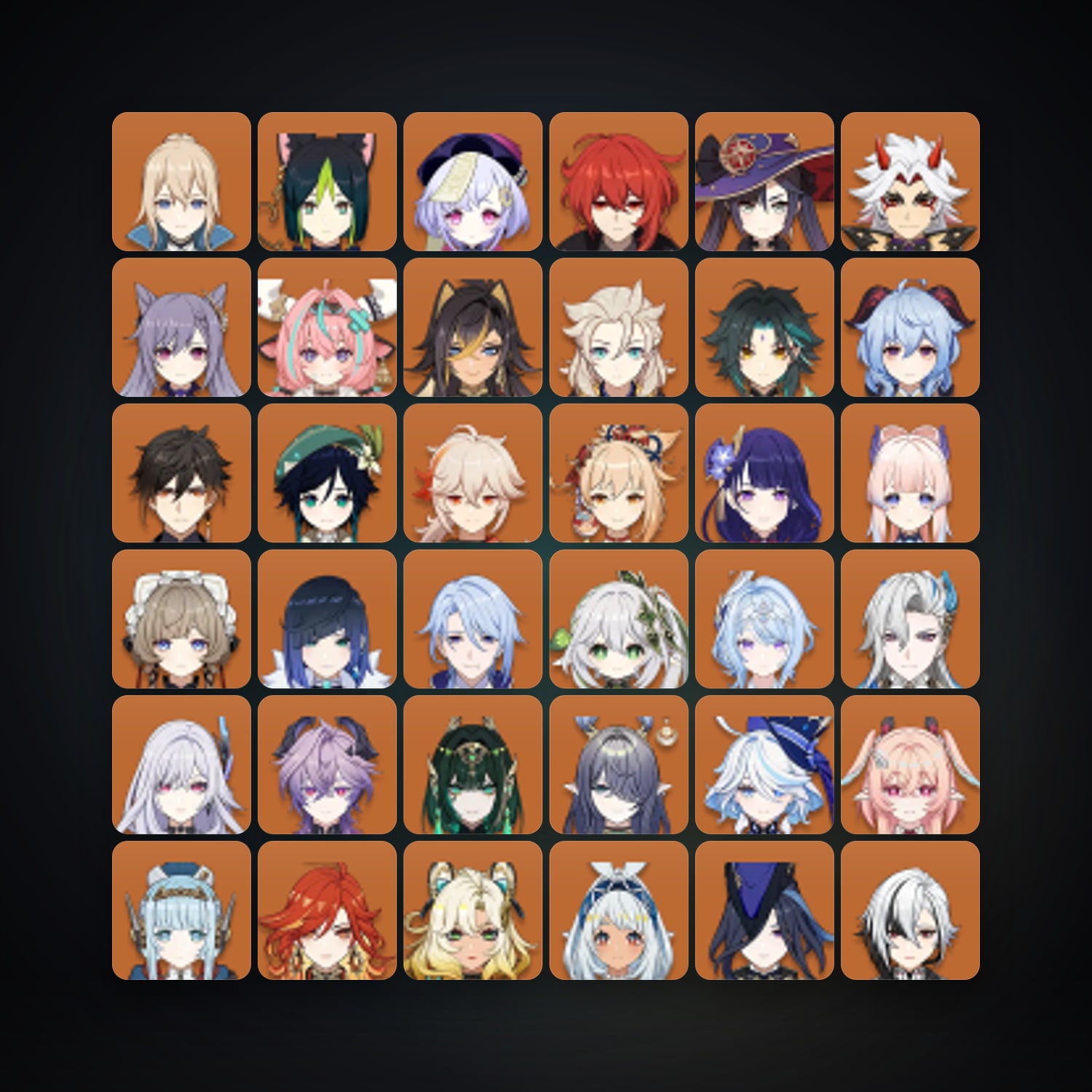 Genshin Impact | AR 60 | 97 Chars | 42× 5★ — HabibiAccounts