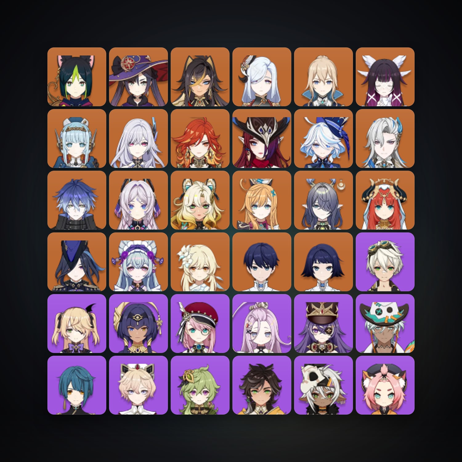 Genshin Impact | AR 60 | 70 Chars | 20× 5★ — HabibiAccounts