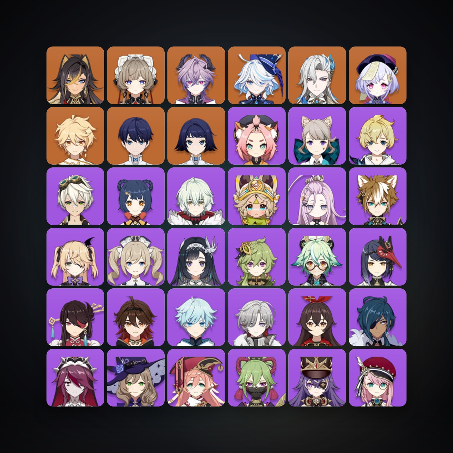 جينشن إمباكت | AR 55 | 40 شخصية | 6× 5★ — HabibiAccounts