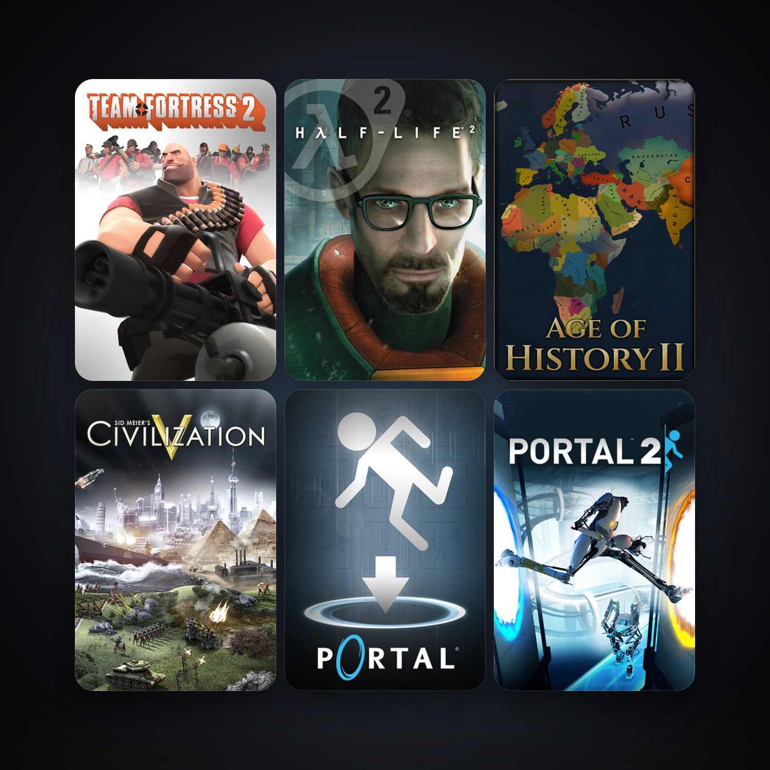 Half-Life 2 + Half-Life 2: Deathmatch, 9 games, Steam 10, clean — HabibiAccounts