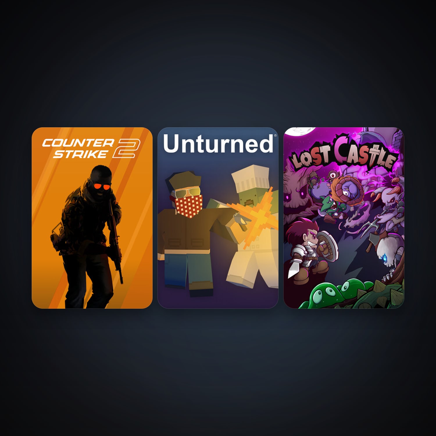 CS2 Prime + Unturned, 4 games, clean — HabibiAccounts