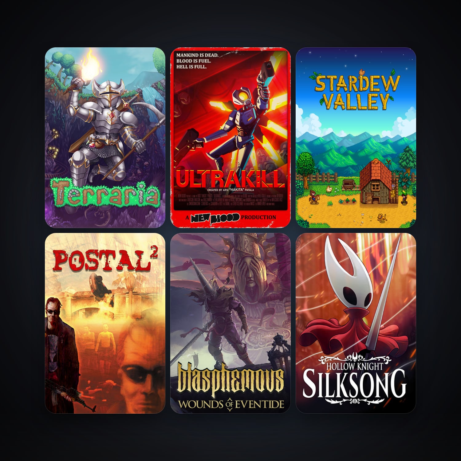 Terraria + POSTAL 2, 91 games, Steam 11, clean — HabibiAccounts
