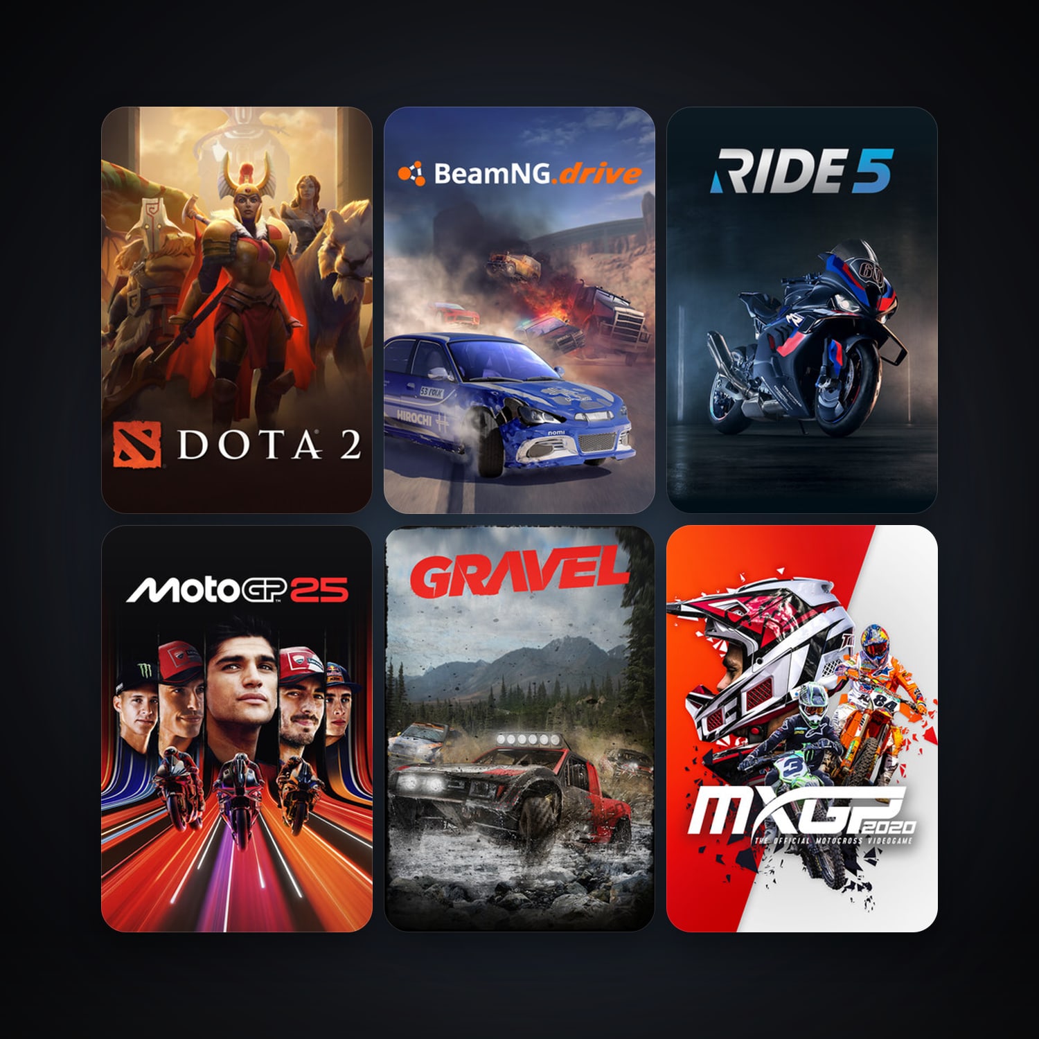 Dota 2 + BeamNG.drive, 13 games, clean — HabibiAccounts