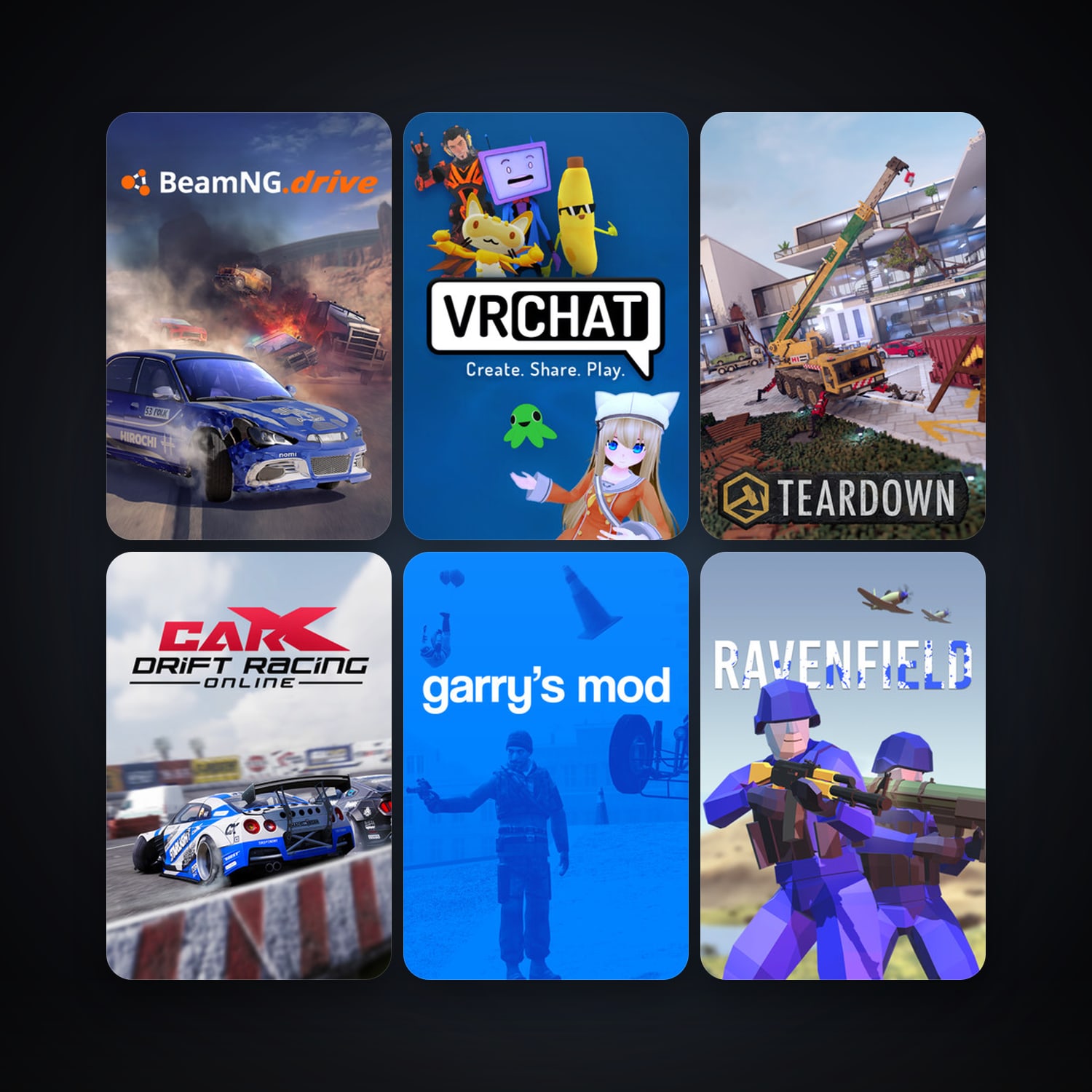 Garry's Mod + Assetto Corsa, 29 games, clean — HabibiAccounts
