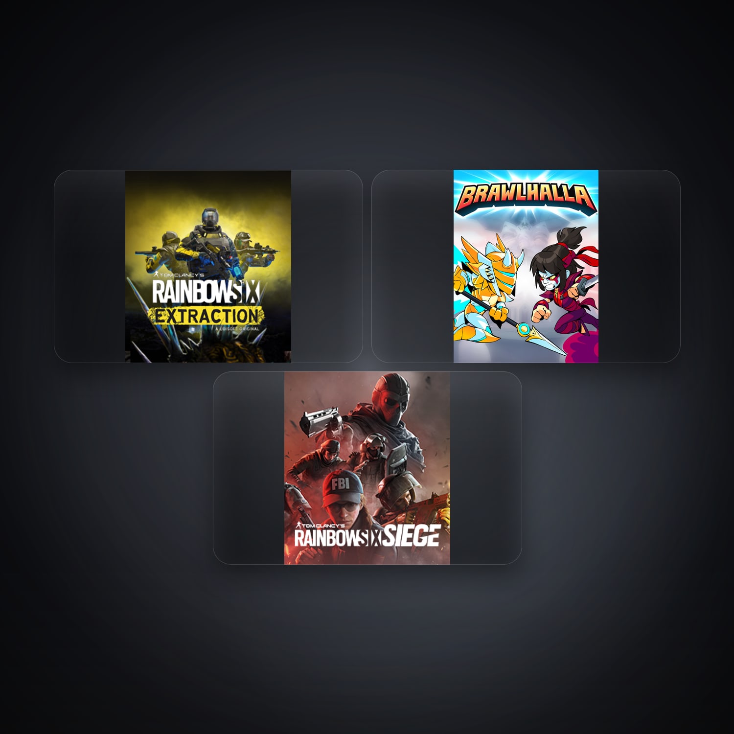 Ubisoft Tom Clancy's Rainbow Six Extraction + Brawlhalla — US — 3 games — HabibiAccounts