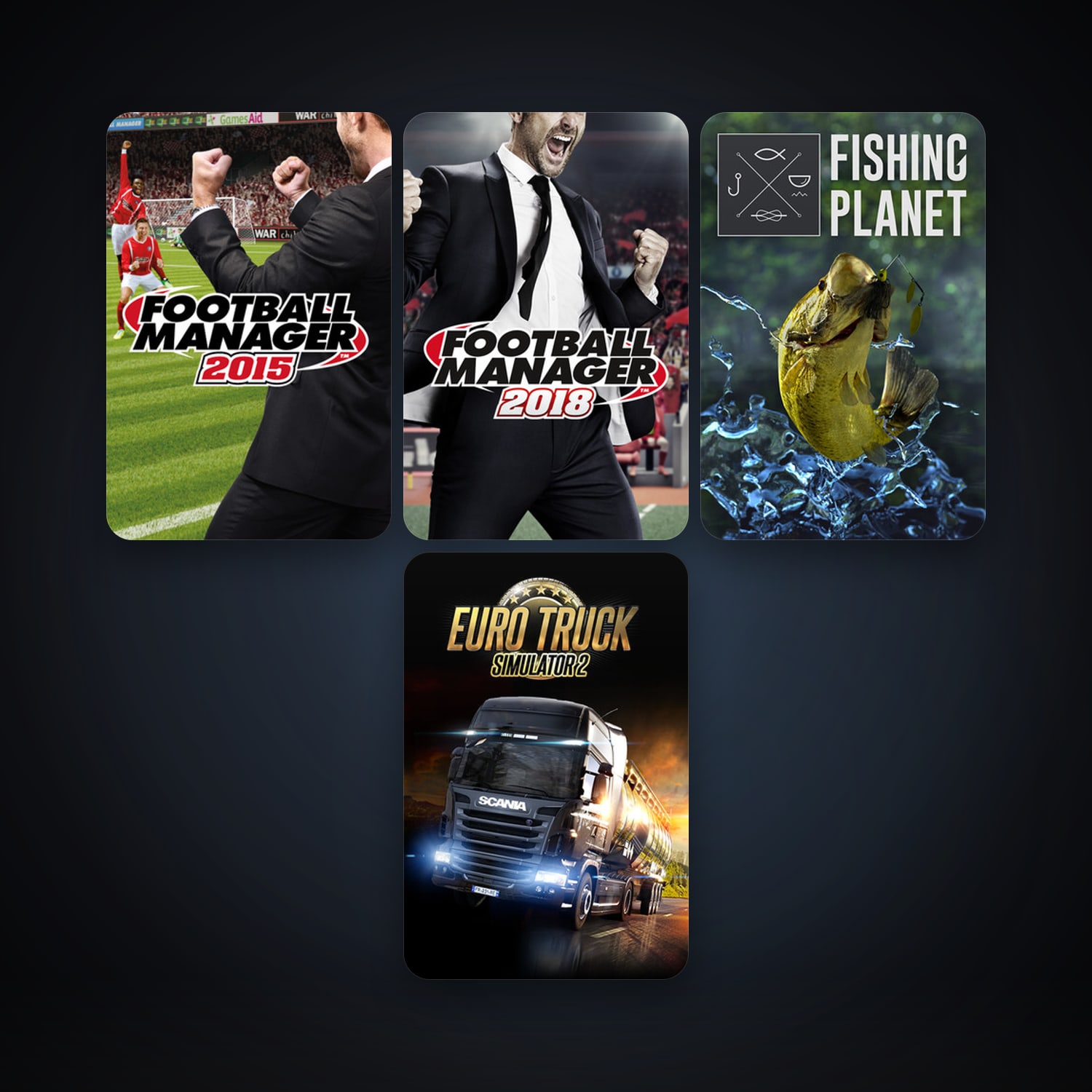 Free CS2 (No Prime) + Train Simulator Classic, 9 games, clean — HabibiAccounts